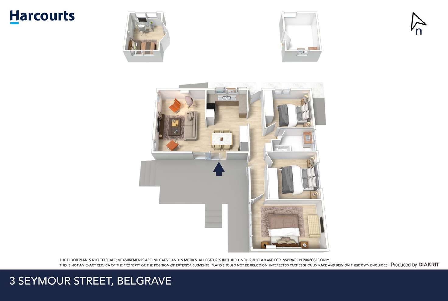 Floorplan of Homely house listing, 3 Seymour Street, Belgrave VIC 3160