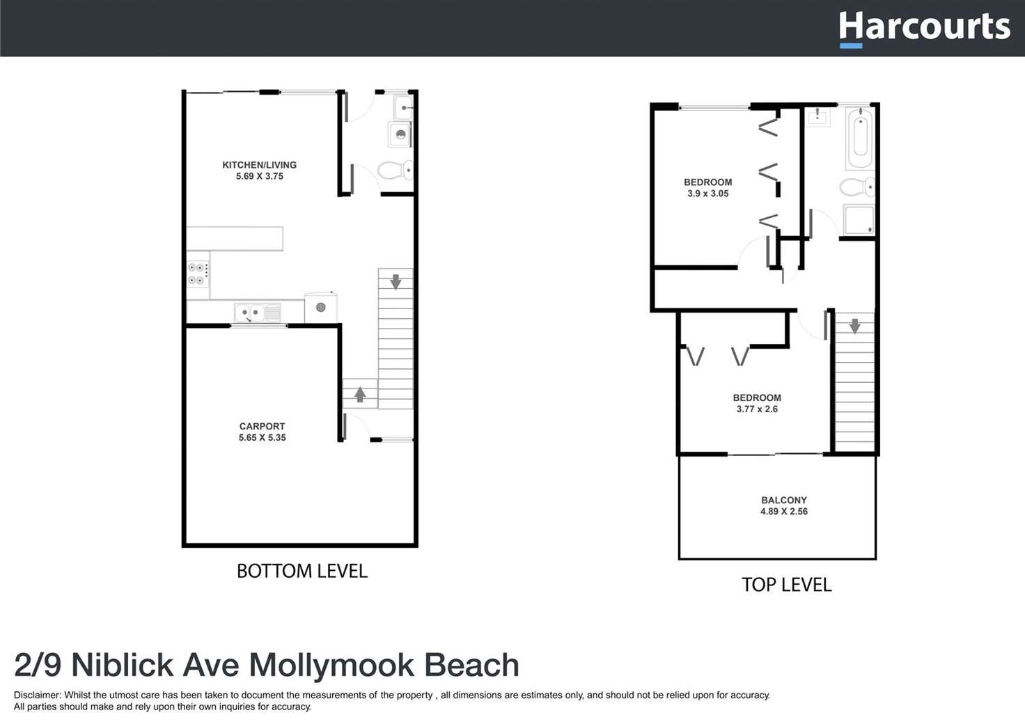 Floorplan of Homely townhouse listing, 2/9 Niblick Avenue, Mollymook NSW 2539