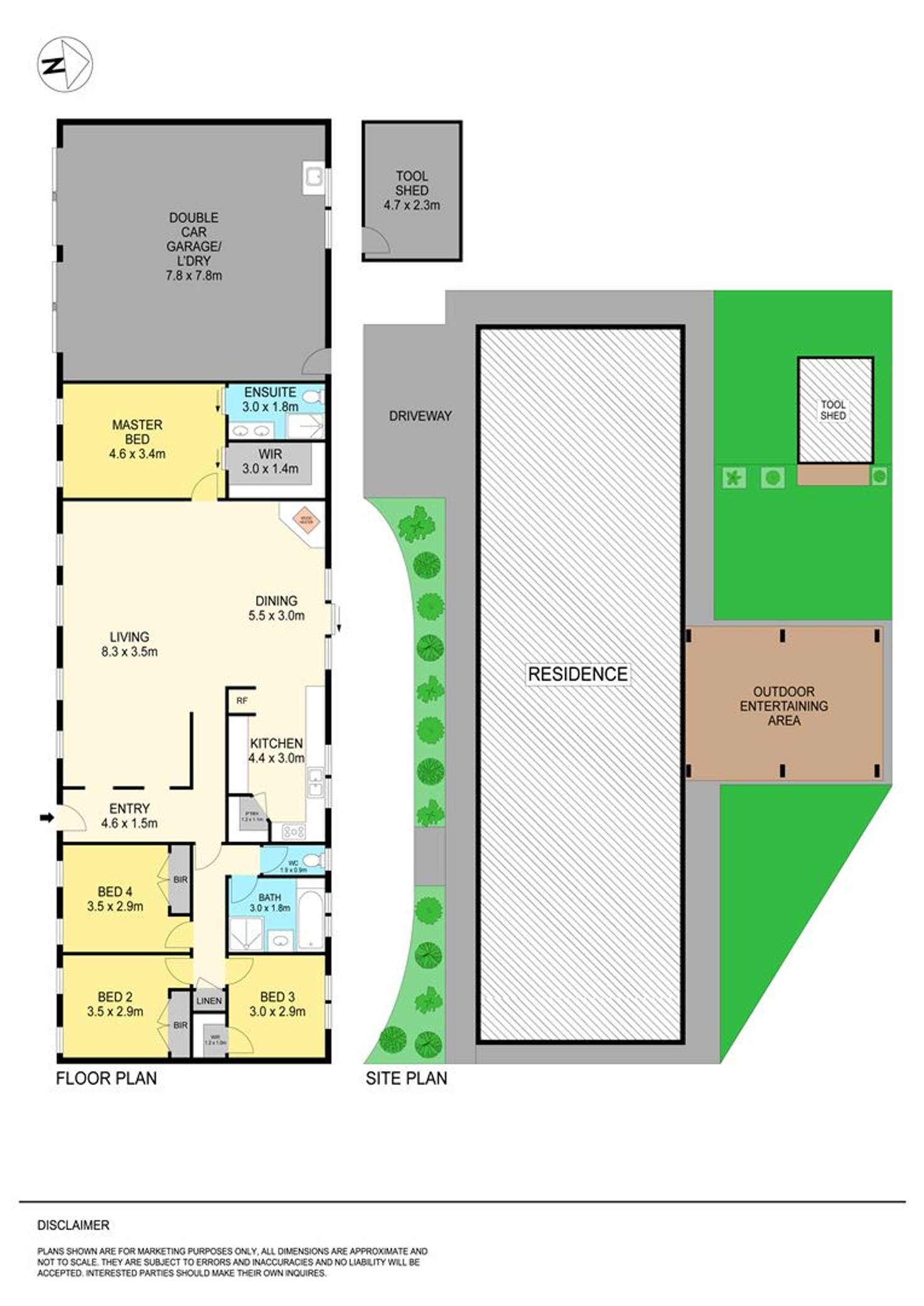 Floorplan of Homely house listing, 361 Ascot-Creswick Road, Creswick VIC 3363