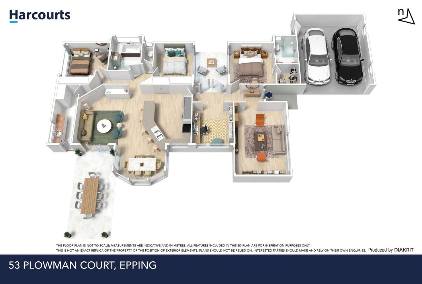 Floorplan of Homely house listing, 53 Plowman Court, Epping VIC 3076