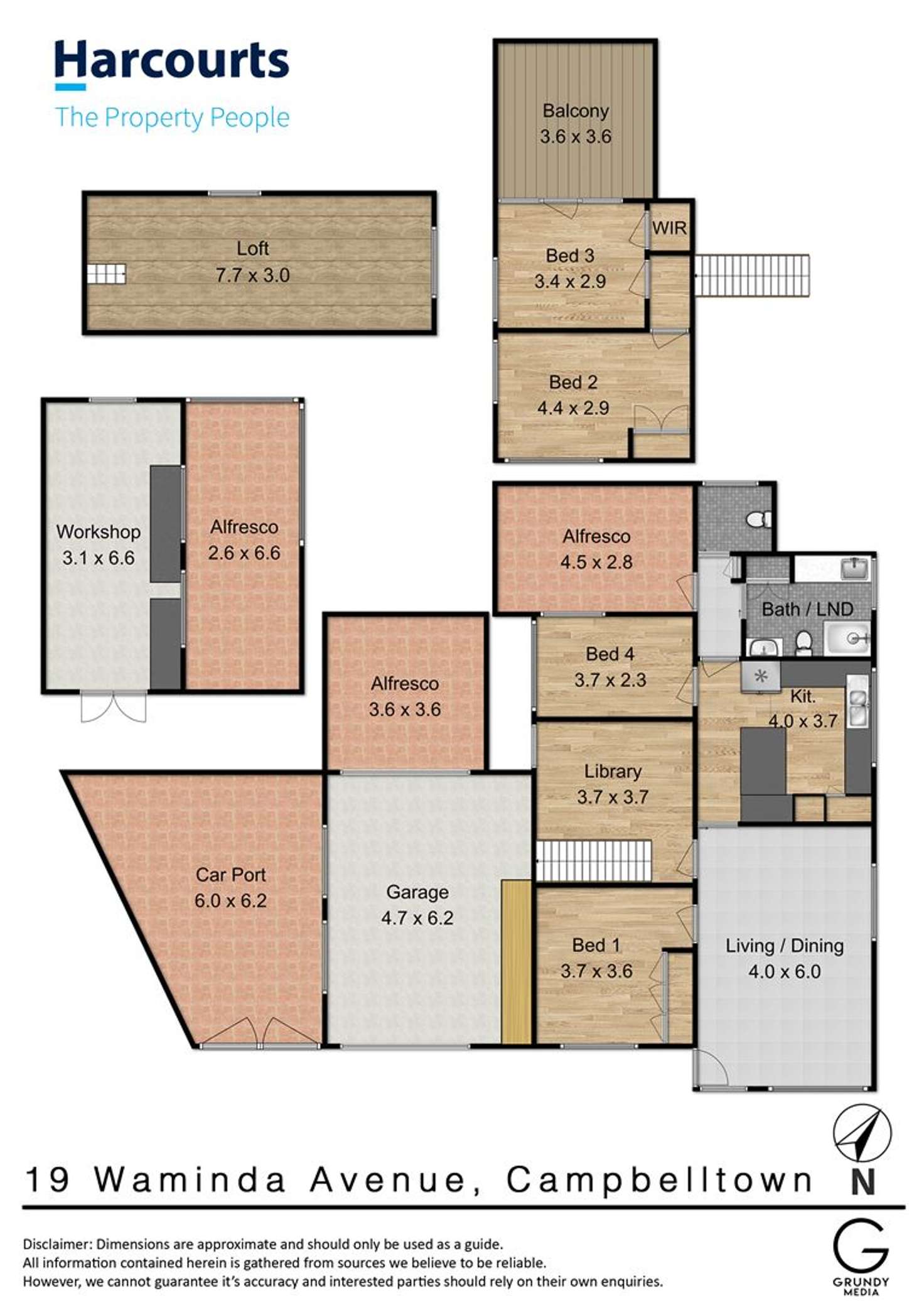 Floorplan of Homely house listing, 19 Waminda Avenue, Campbelltown NSW 2560