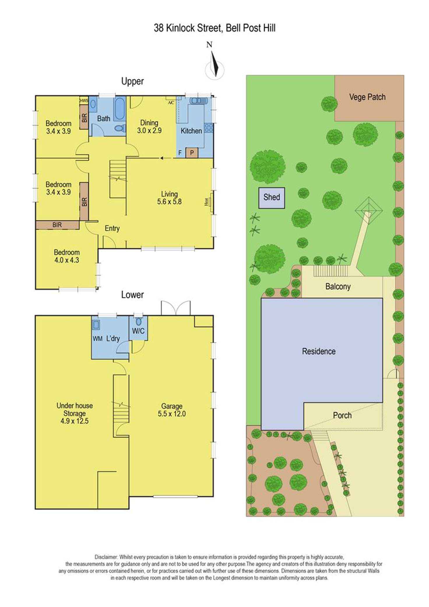 Floorplan of Homely house listing, 38 Kinlock Street, Bell Post Hill VIC 3215