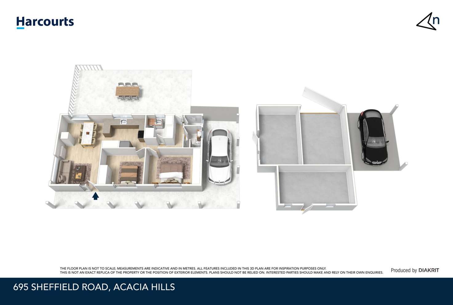 Floorplan of Homely house listing, 695 Sheffield Road, Acacia Hills TAS 7306