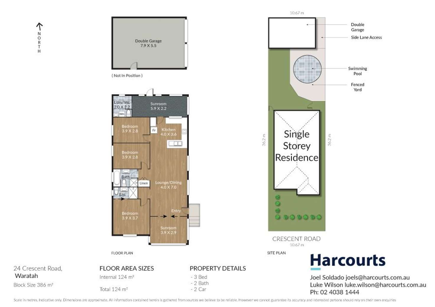 Floorplan of Homely house listing, 24 Crescent Road, Waratah NSW 2298