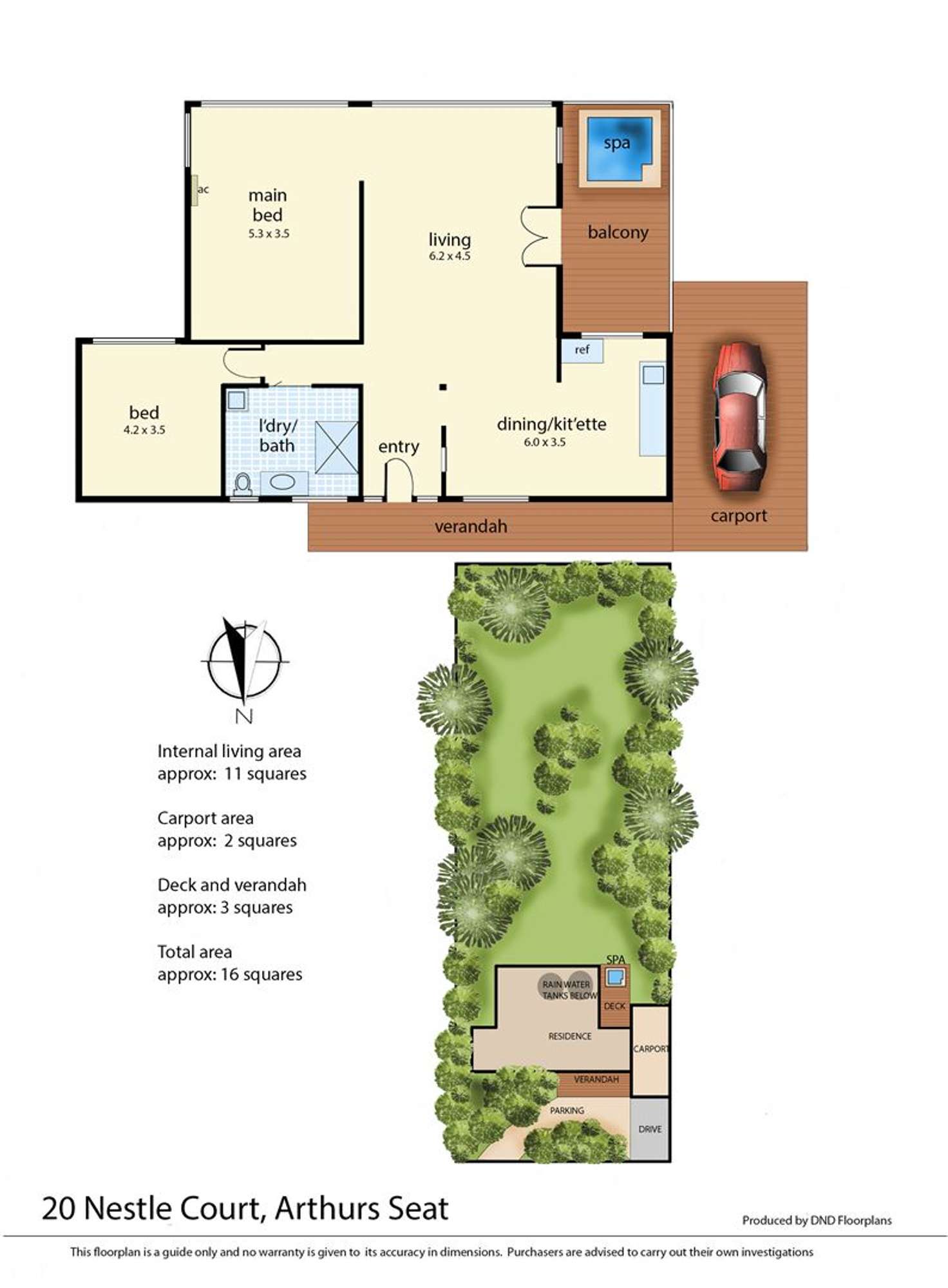 Floorplan of Homely house listing, 20 Nestle Court, Arthurs Seat VIC 3936