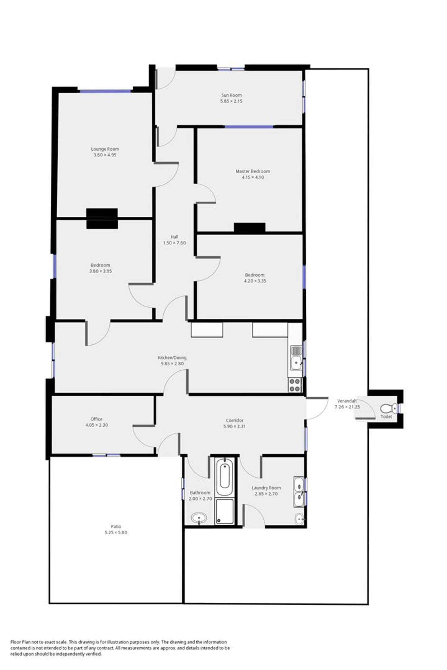 Floorplan of Homely house listing, 43 Fifth Street, Orroroo SA 5431