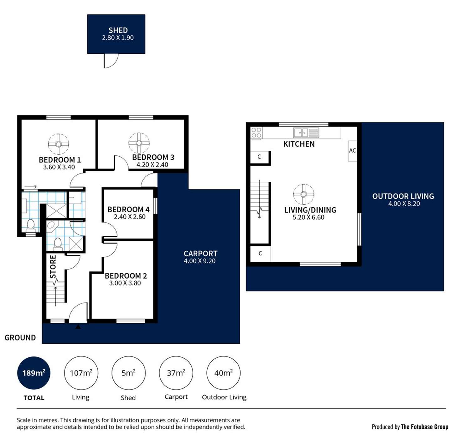 Floorplan of Homely house listing, 10 Seaview Road, Port Elliot SA 5212