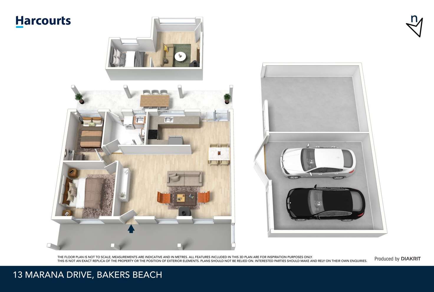 Floorplan of Homely house listing, 13 Marana Drive, Bakers Beach TAS 7307