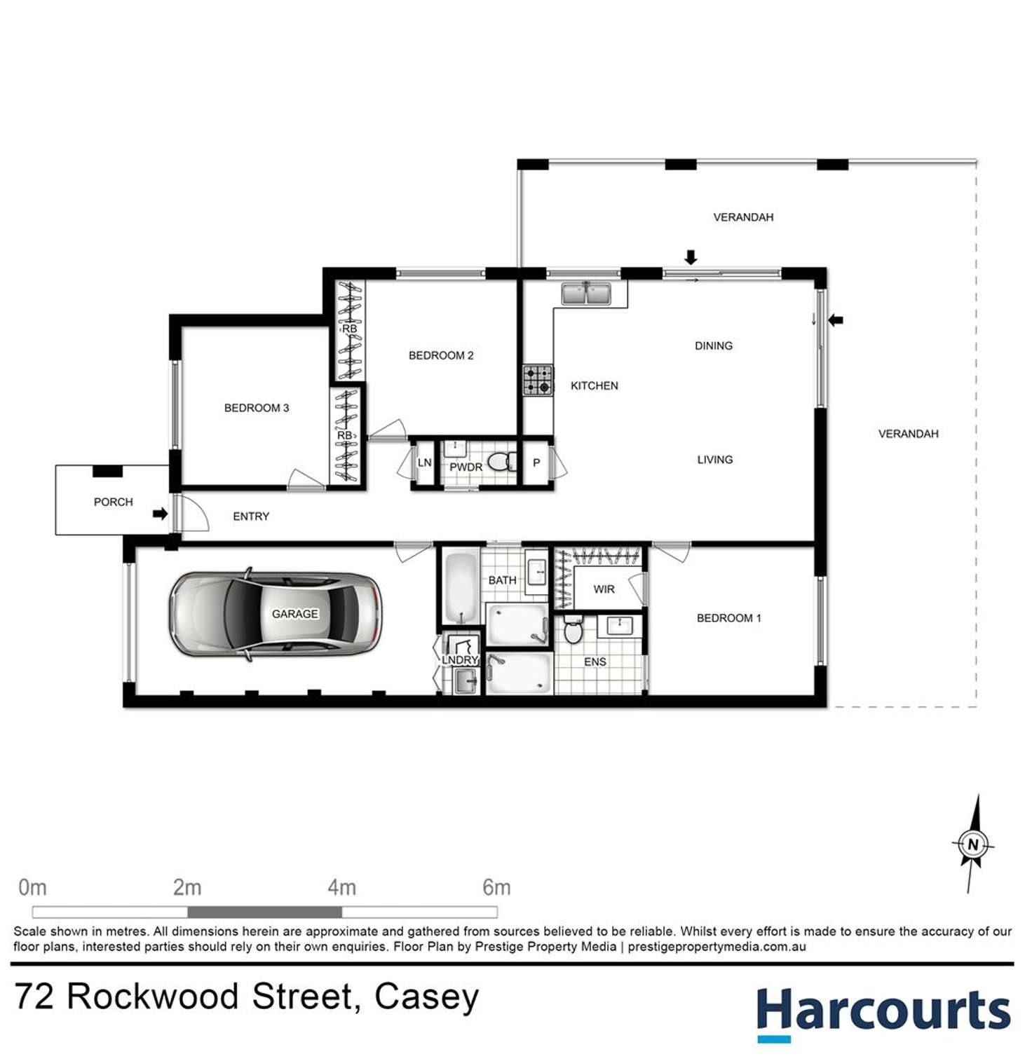 Floorplan of Homely house listing, 72 Rockwood Street, Casey ACT 2913