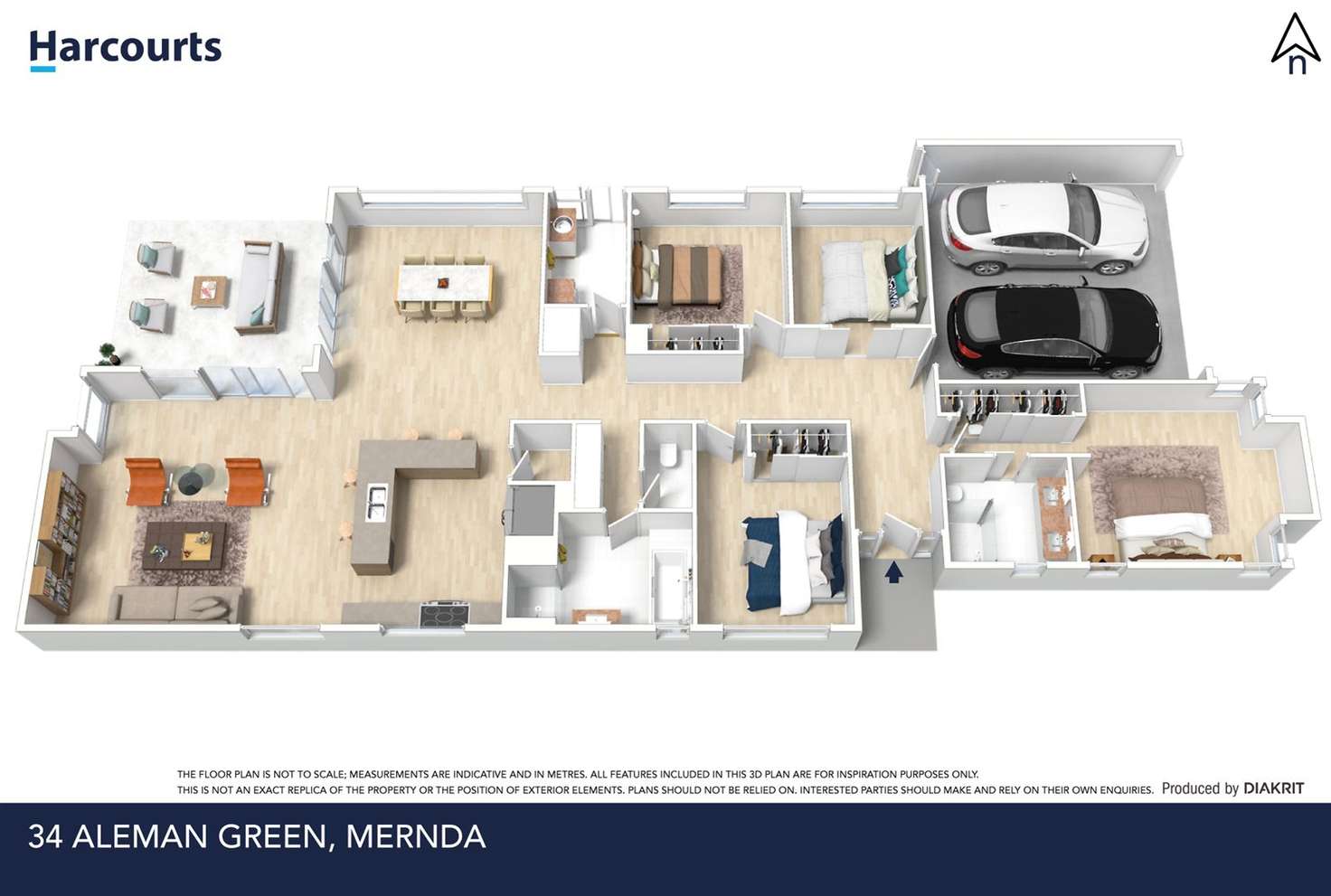 Floorplan of Homely house listing, 34 Aleman Green, Mernda VIC 3754