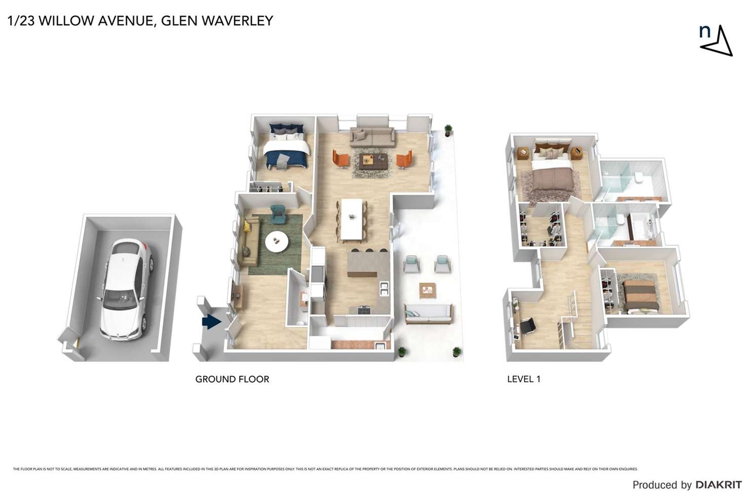 Floorplan of Homely house listing, 1/23 Willow Avenue, Glen Waverley VIC 3150