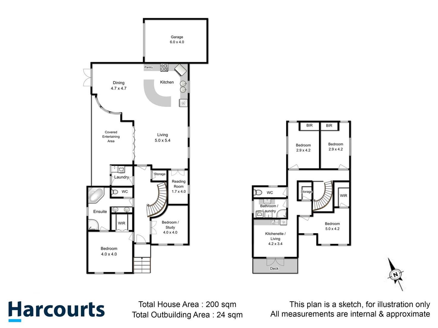 Floorplan of Homely house listing, 15 Albuera Street, Battery Point TAS 7004