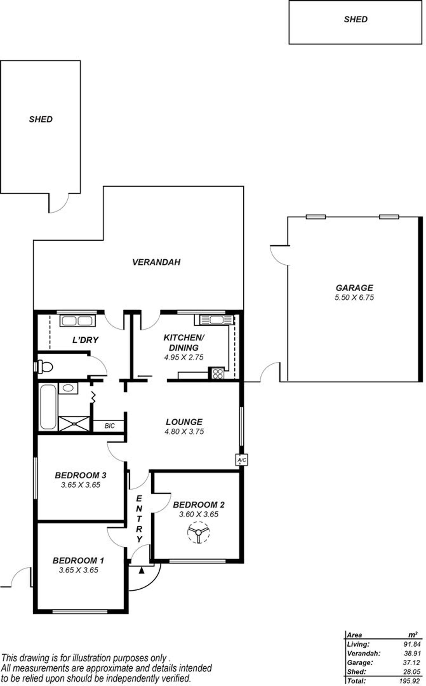 Floorplan of Homely house listing, 8 Marion Terrace, Royal Park SA 5014