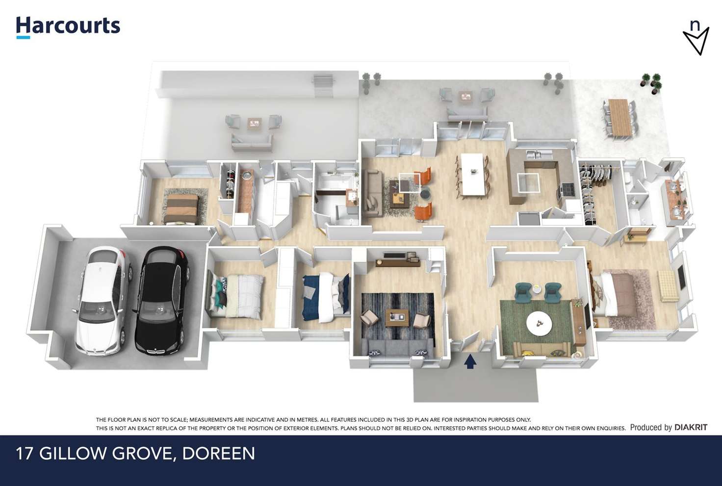 Floorplan of Homely house listing, 17 Gillow Grove, Doreen VIC 3754