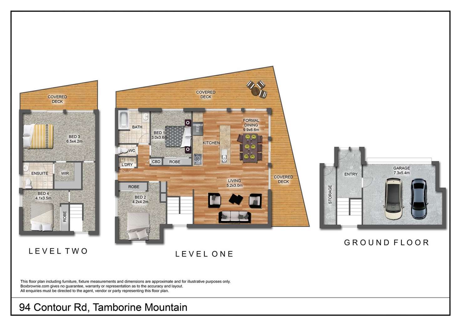 Floorplan of Homely house listing, 94 Contour Road, Tamborine Mountain QLD 4272