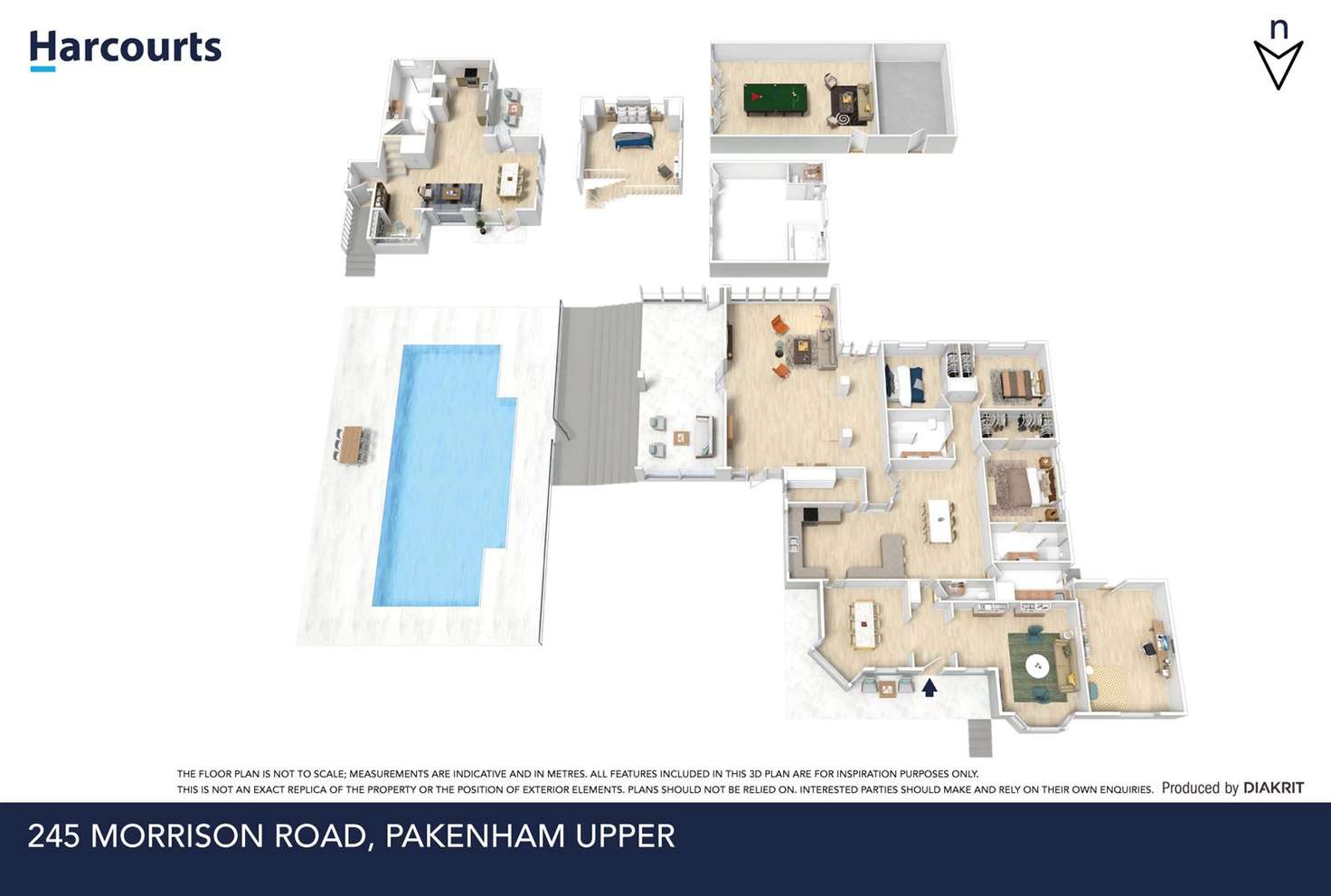 Floorplan of Homely acreageSemiRural listing, 245 Morrison Road, Pakenham Upper VIC 3810