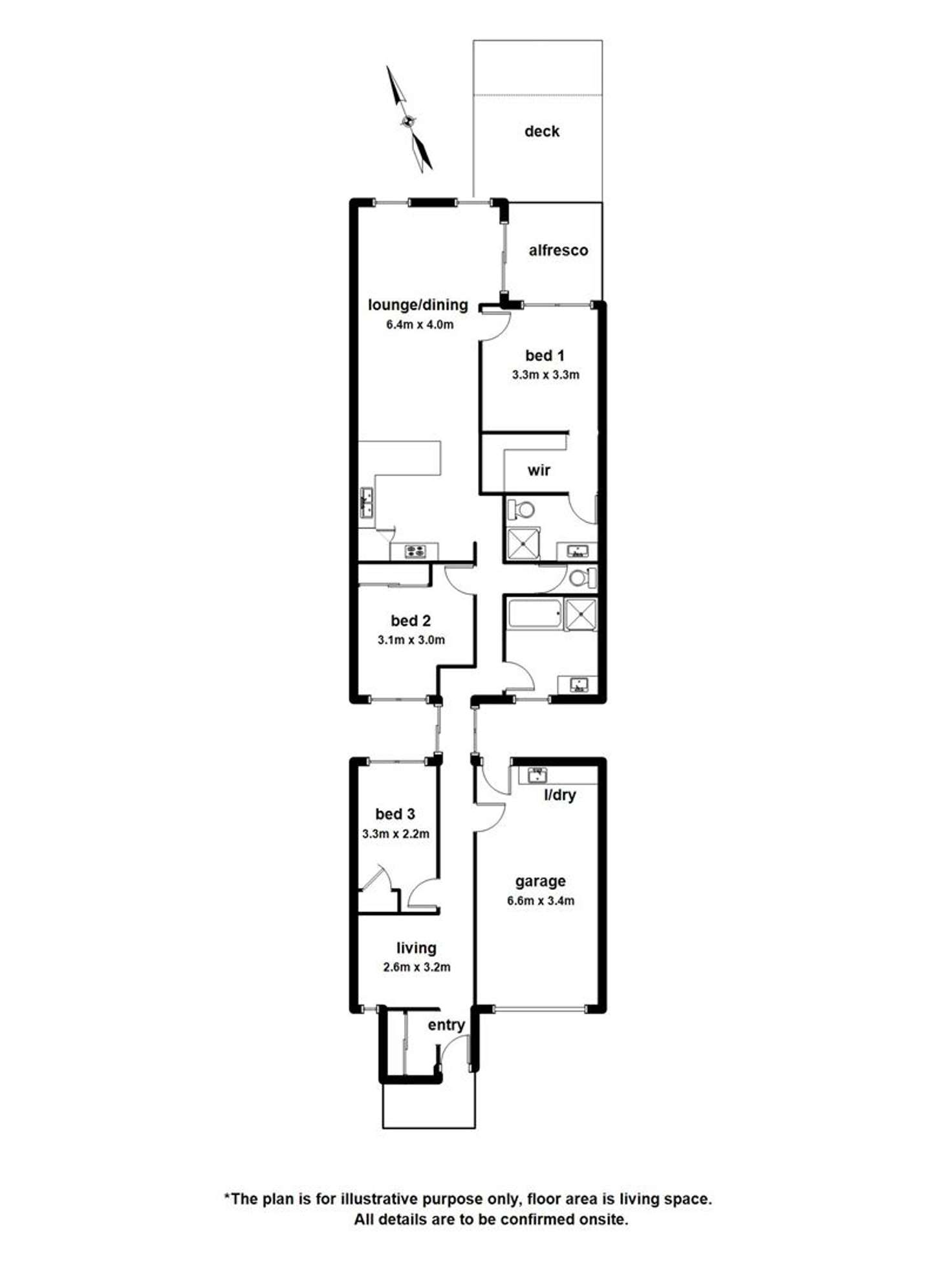 Floorplan of Homely house listing, 40 Lincoln Avenue, Officer VIC 3809