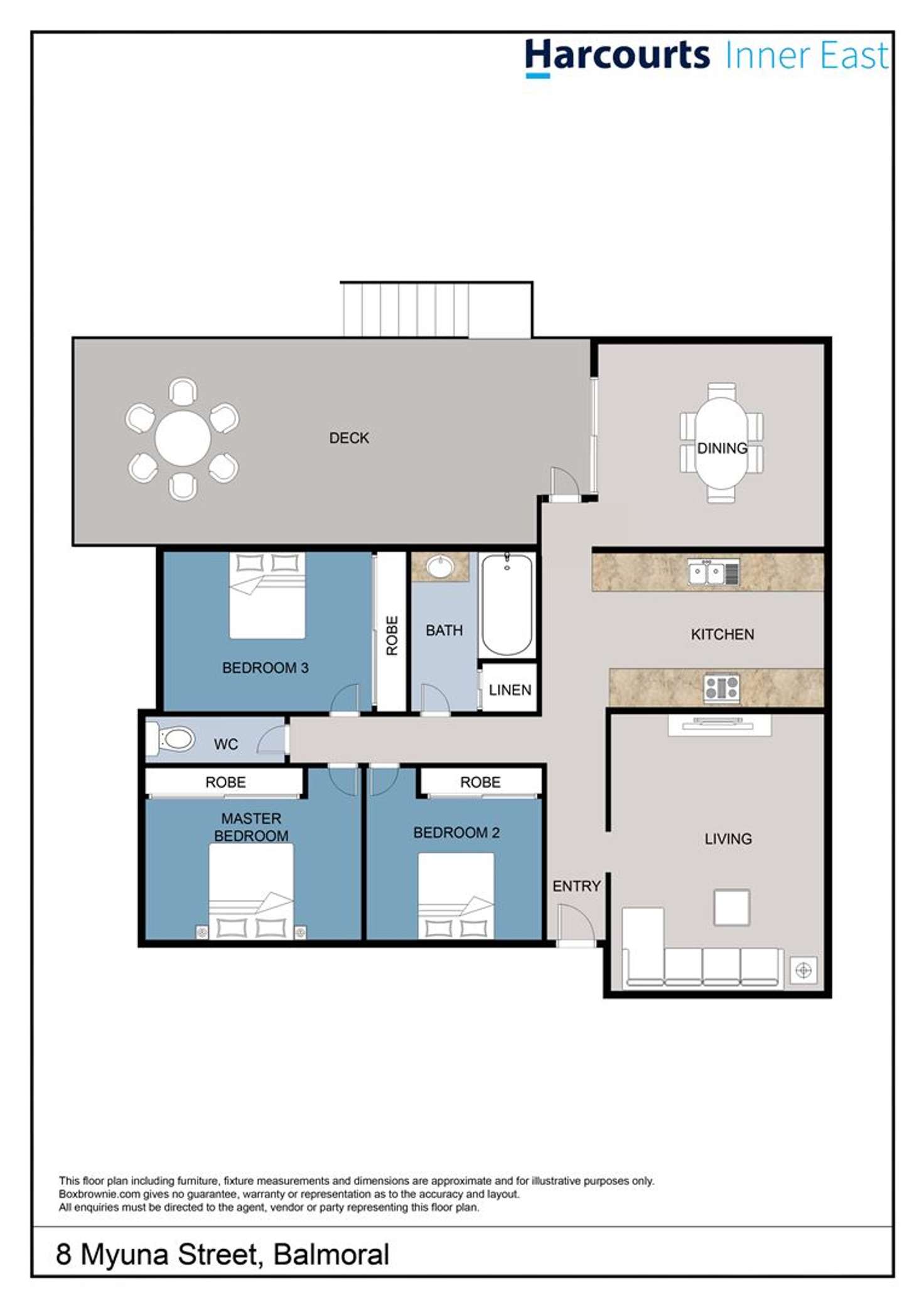 Floorplan of Homely house listing, 8 Myuna Street, Balmoral QLD 4171