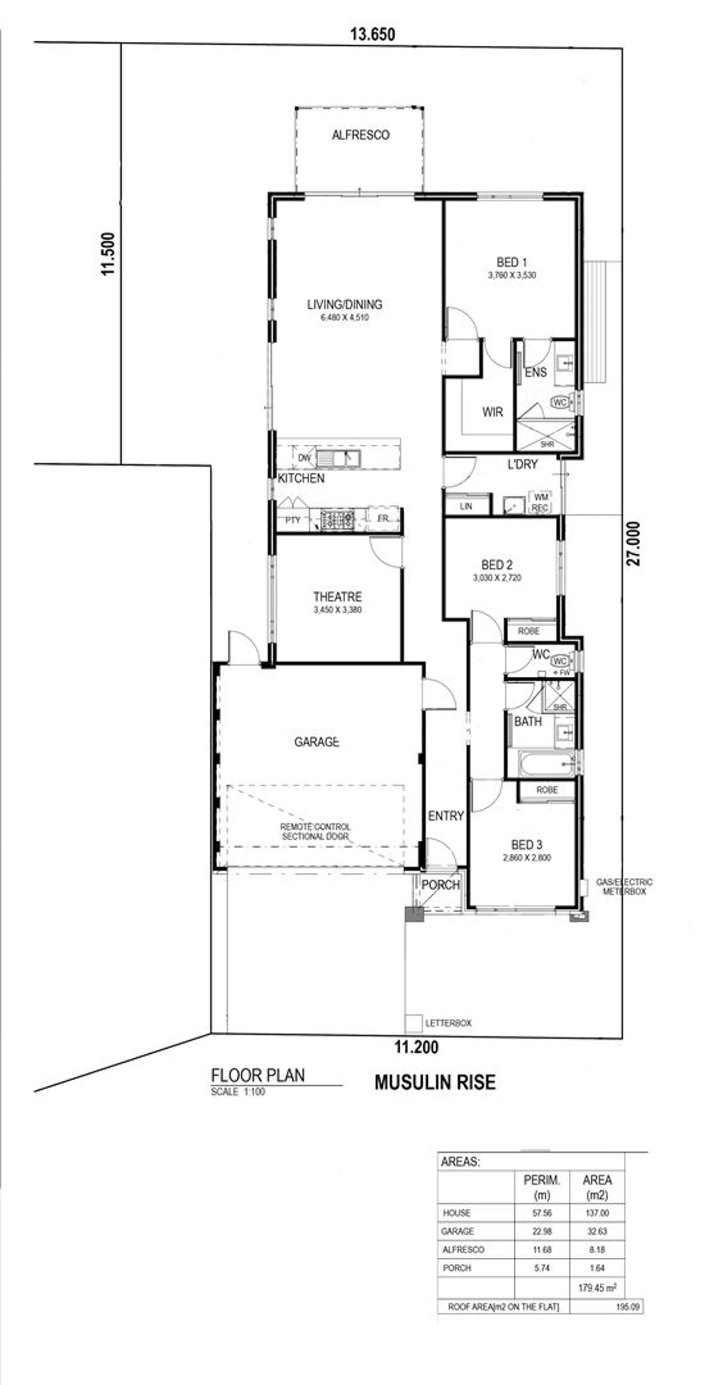 Floorplan of Homely residentialLand listing, 2B Musulin Rise, Munster WA 6166