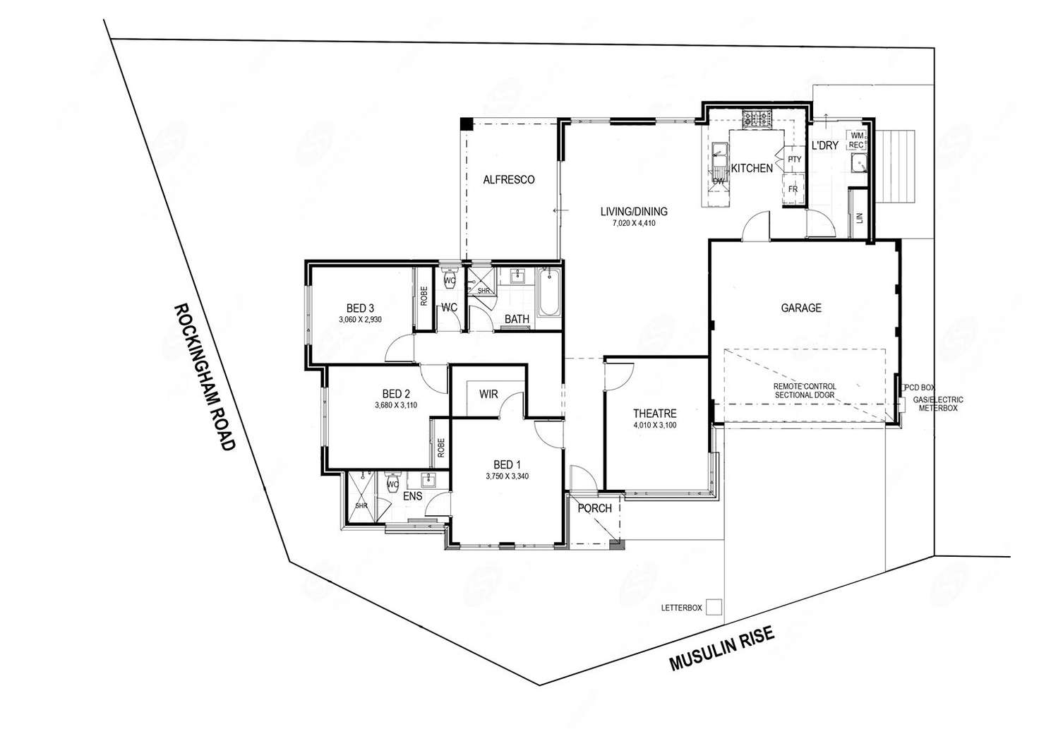 Floorplan of Homely residentialLand listing, 2A Musulin Rise, Munster WA 6166