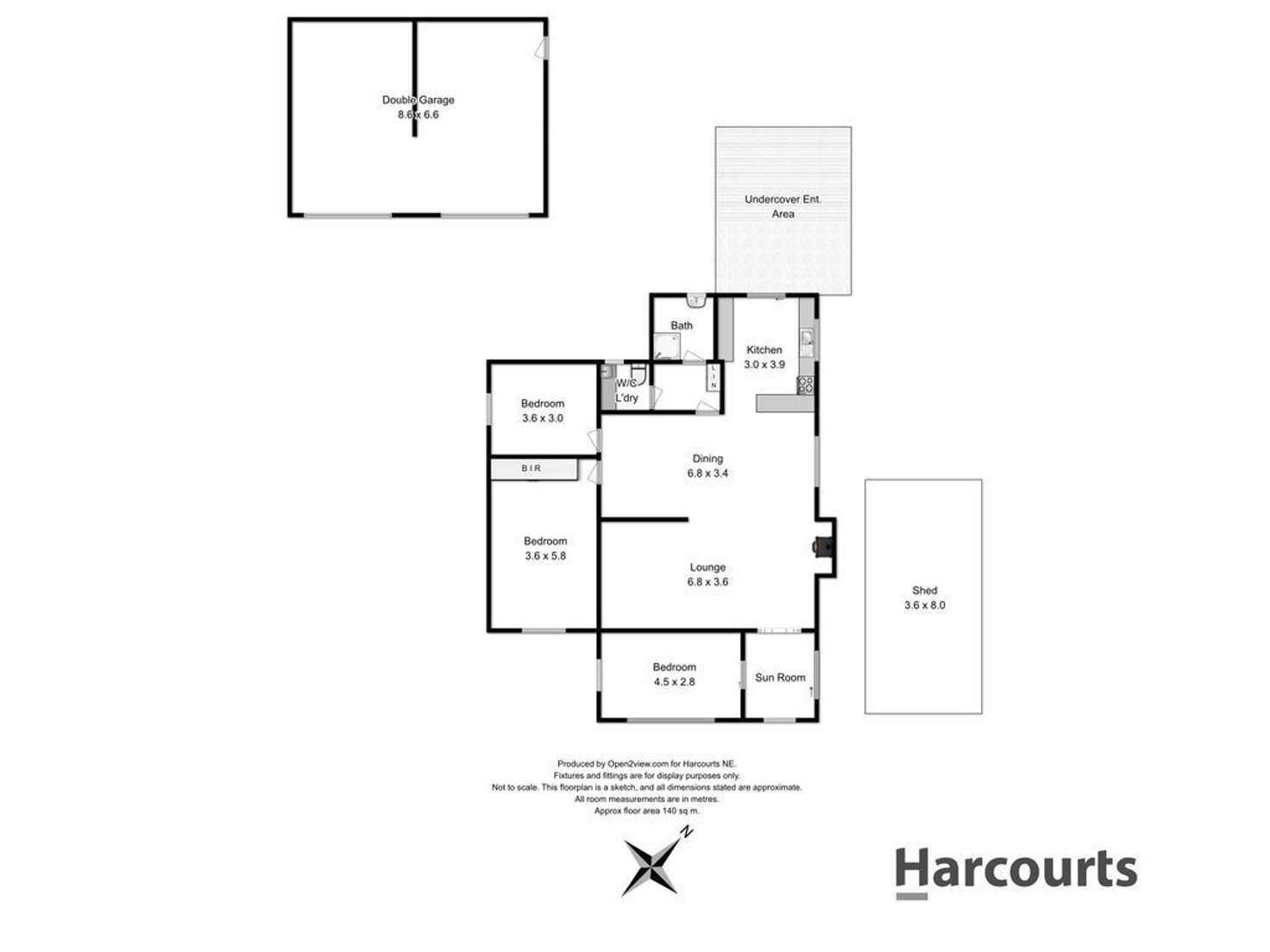 Floorplan of Homely house listing, 18 Tomahawk Drive, Tomahawk TAS 7262