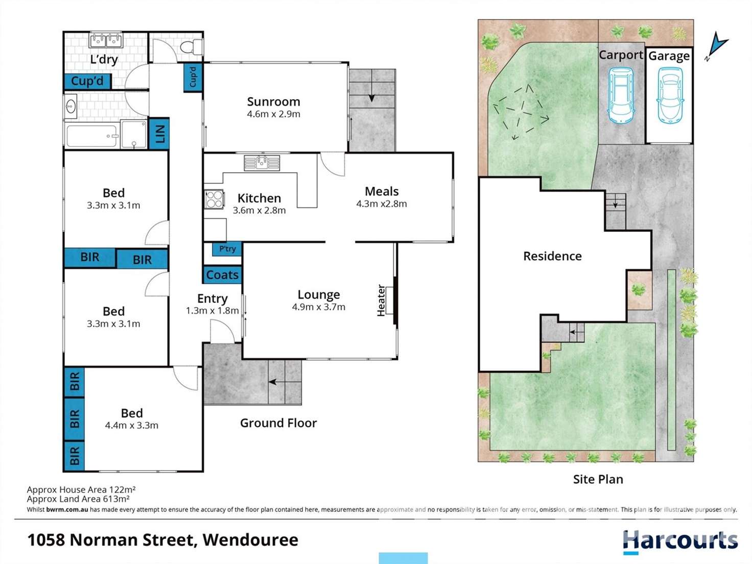 Floorplan of Homely house listing, 1058 Norman Street, Wendouree VIC 3355