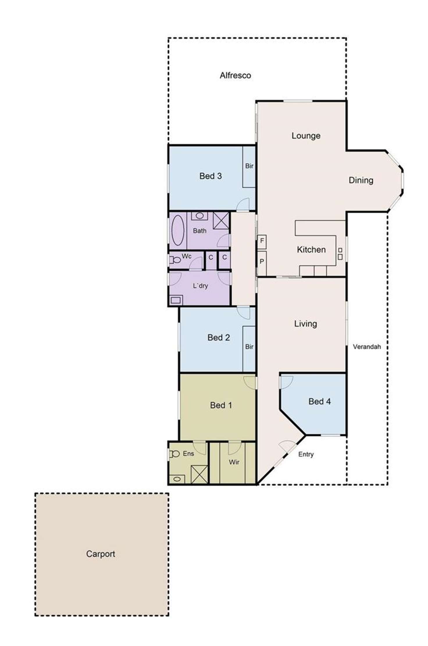 Floorplan of Homely house listing, 11 Redgum Drive, Ararat VIC 3377