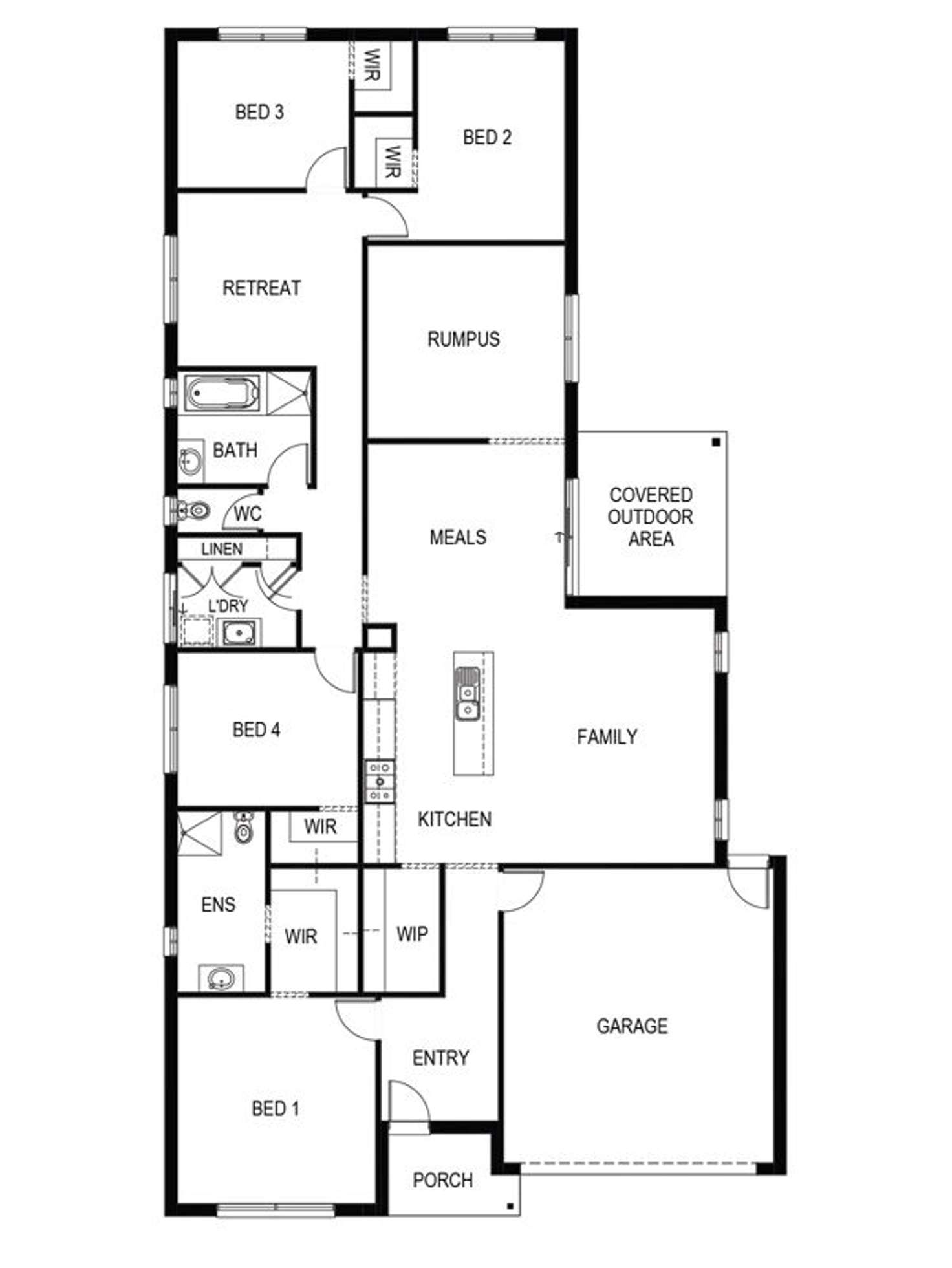 Floorplan of Homely house listing, 4 Seachange Parade, Lyndhurst VIC 3975