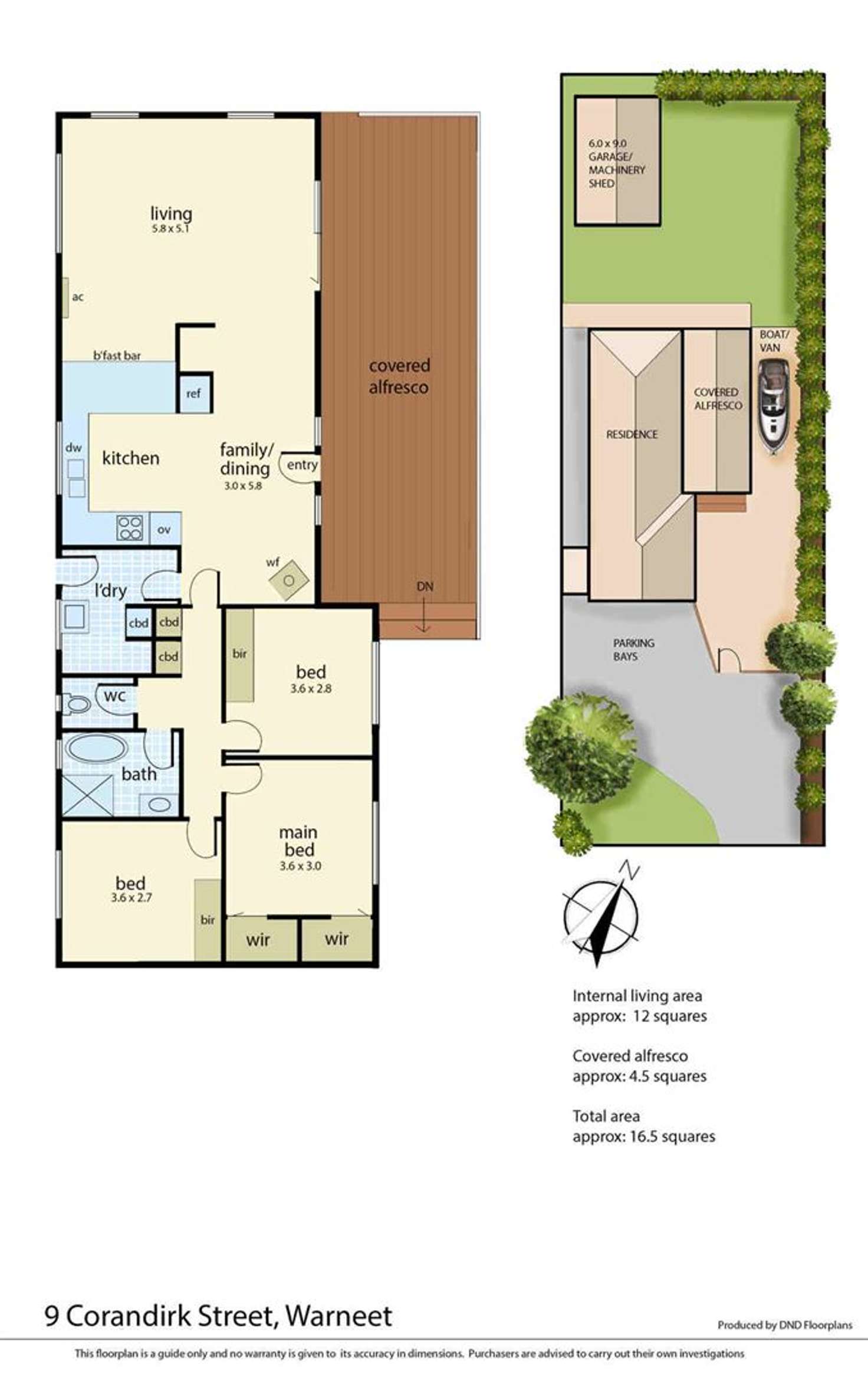 Floorplan of Homely house listing, 9 Corandirk Street, Warneet VIC 3980