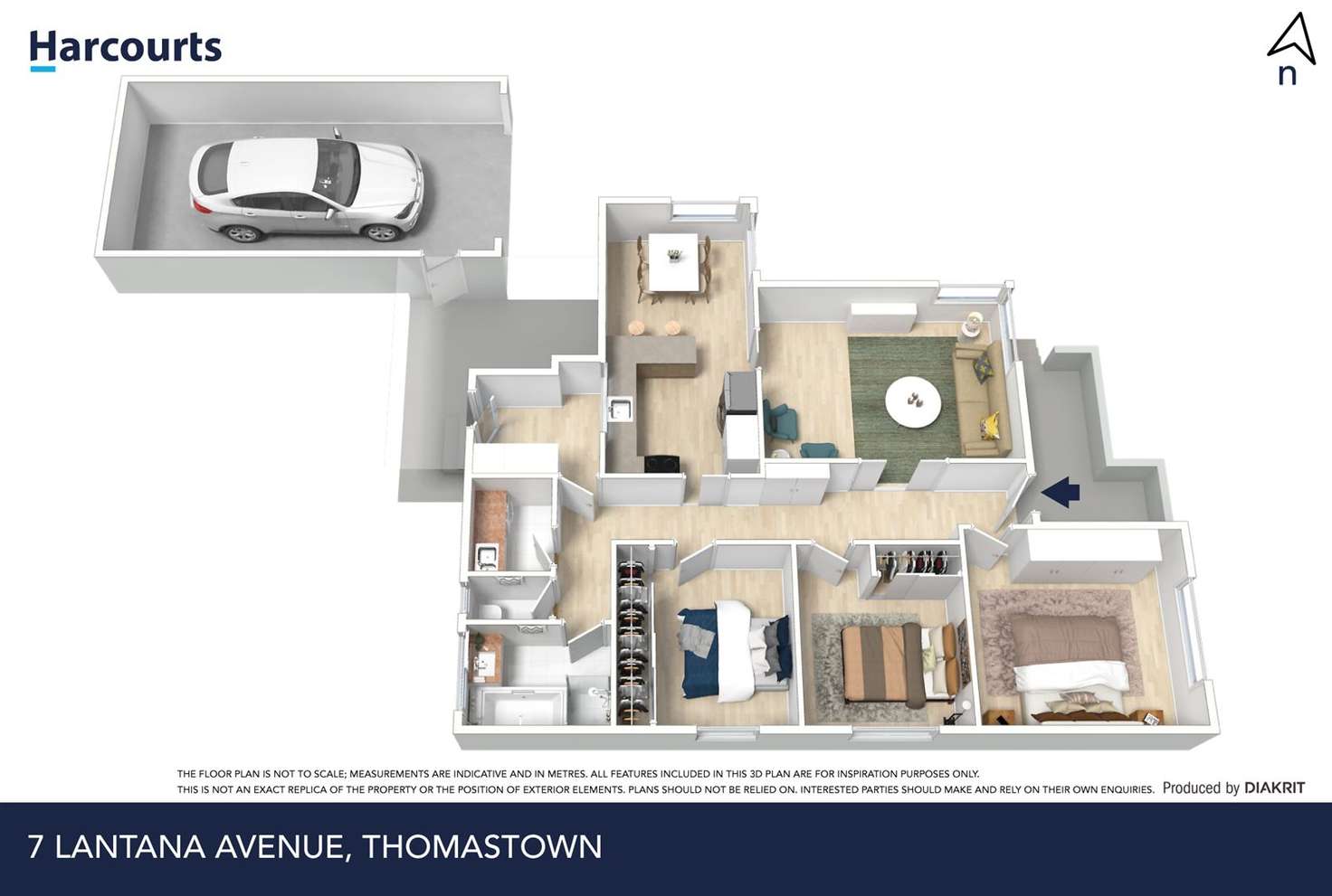Floorplan of Homely house listing, 7 Lantana Avenue, Thomastown VIC 3074