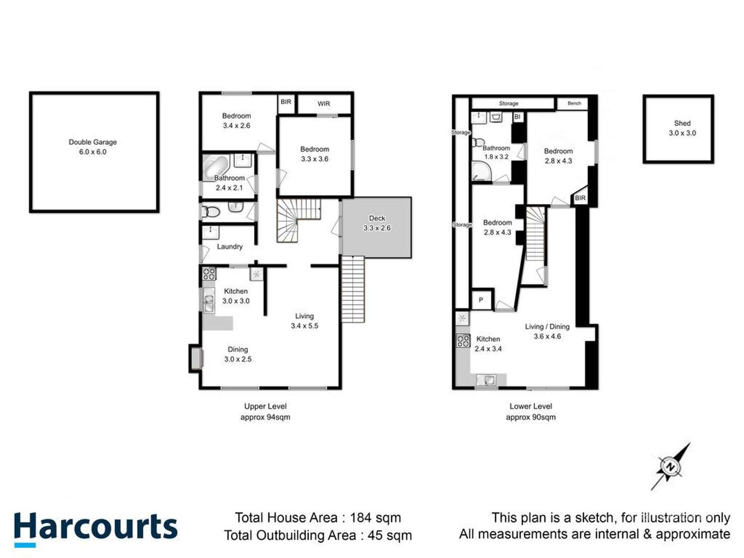 Floorplan of Homely house listing, 5 Higson Street, Midway Point TAS 7171