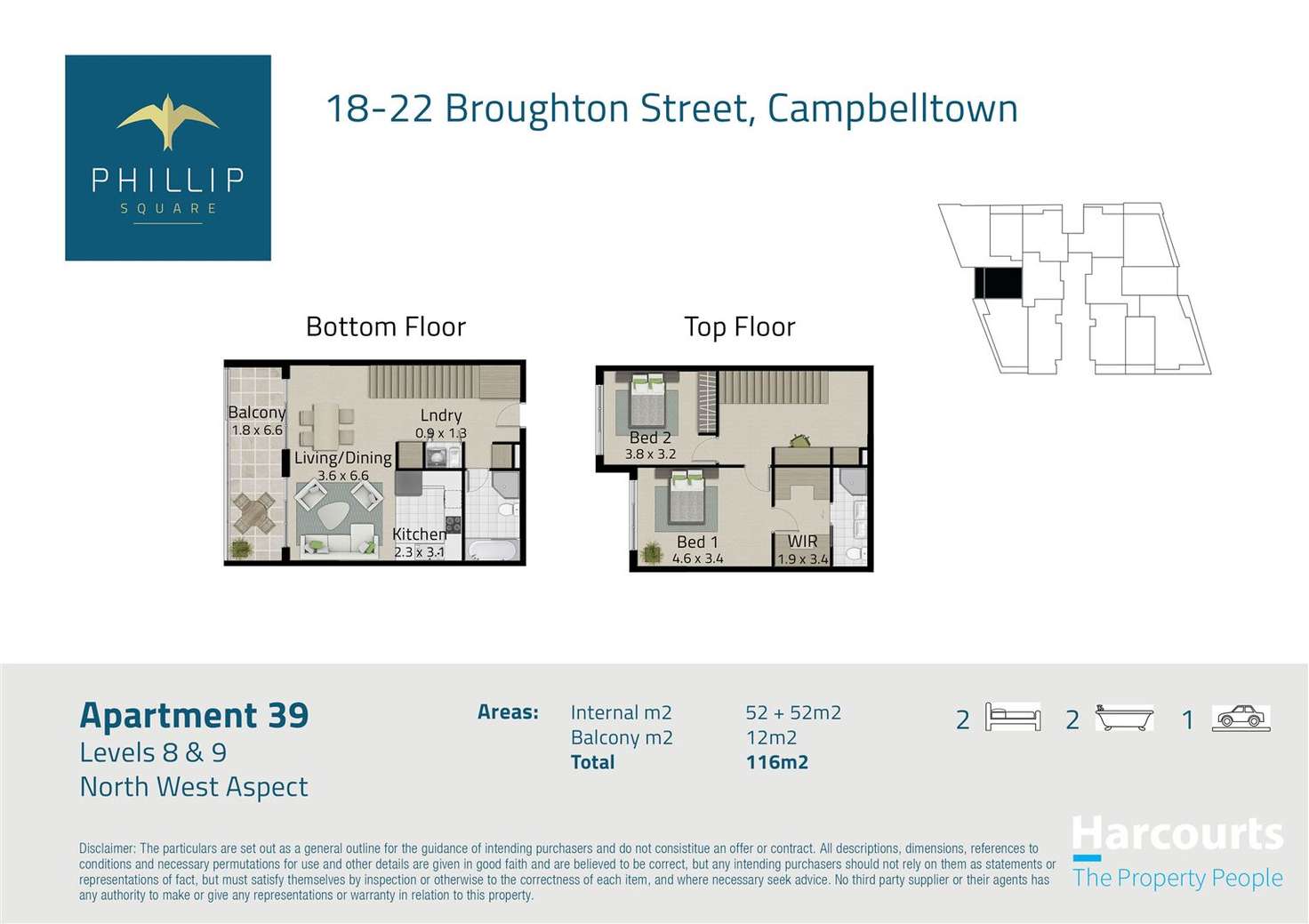 Floorplan of Homely apartment listing, 39/18-22 Broughton Street, Campbelltown NSW 2560