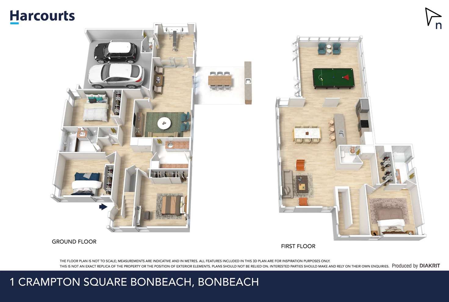 Floorplan of Homely house listing, 1 Crampton Square, Bonbeach VIC 3196
