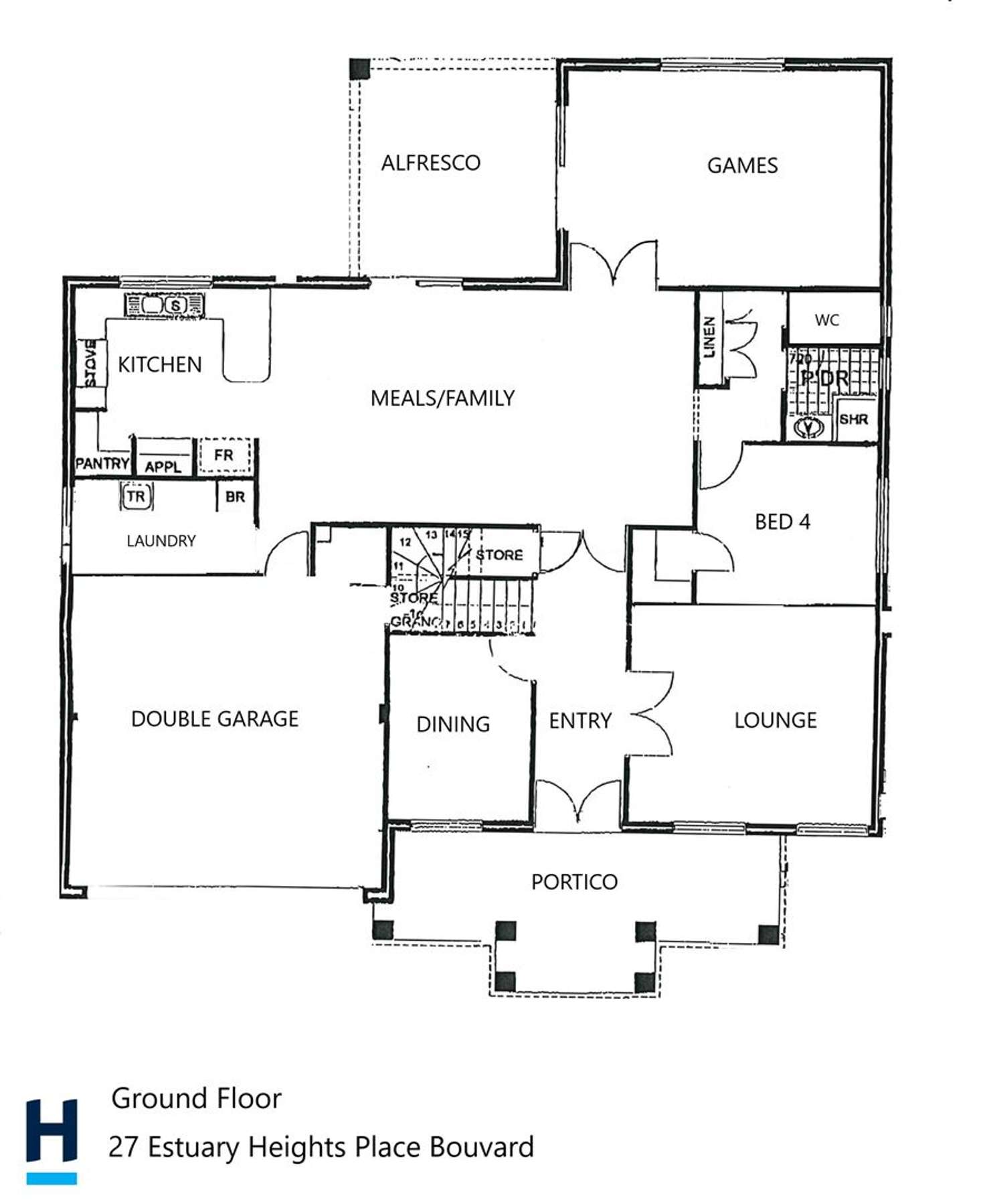 Floorplan of Homely house listing, 27 Estuary Heights Place, Bouvard WA 6211