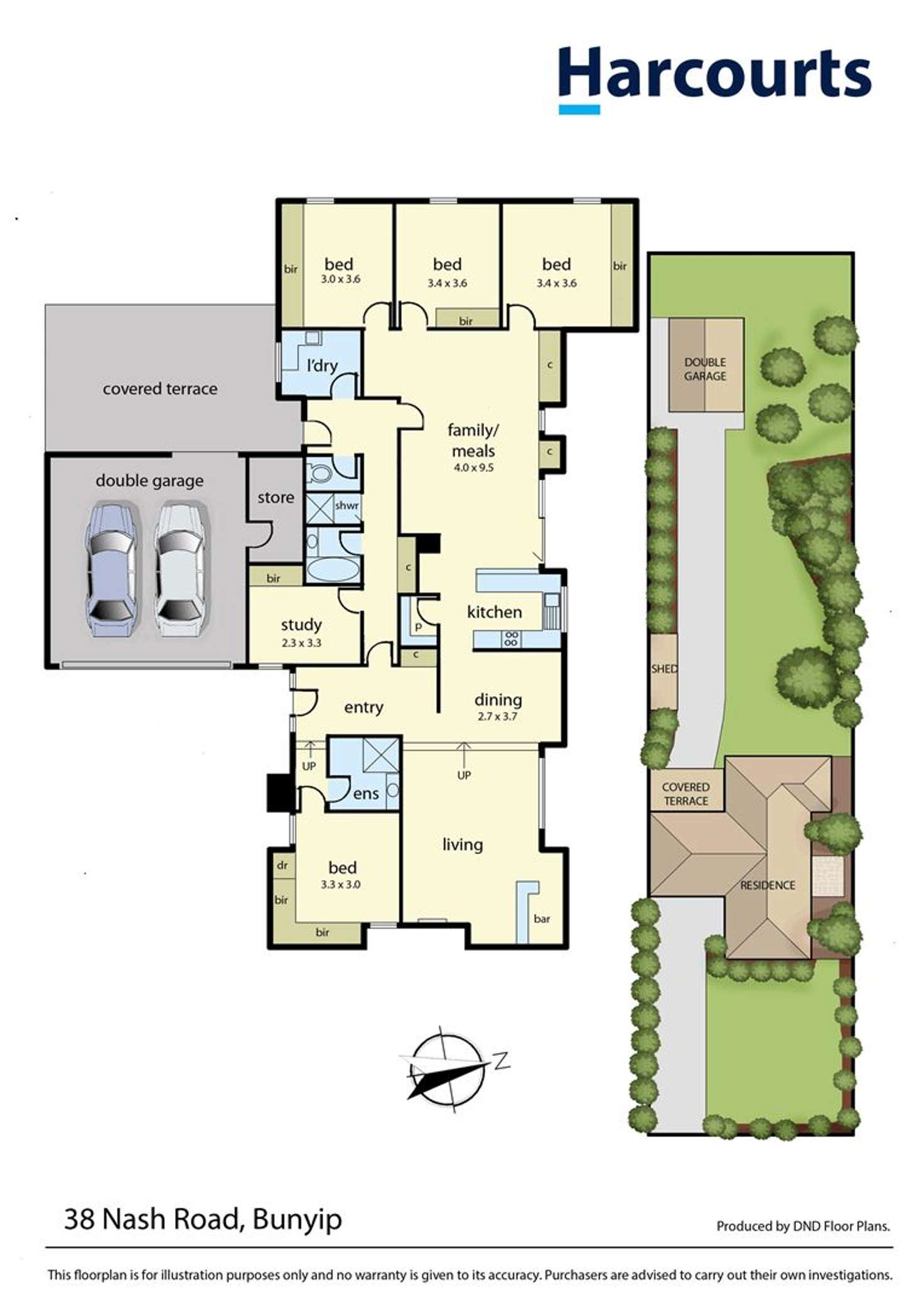 Floorplan of Homely house listing, 38 Nash Road, Bunyip VIC 3815