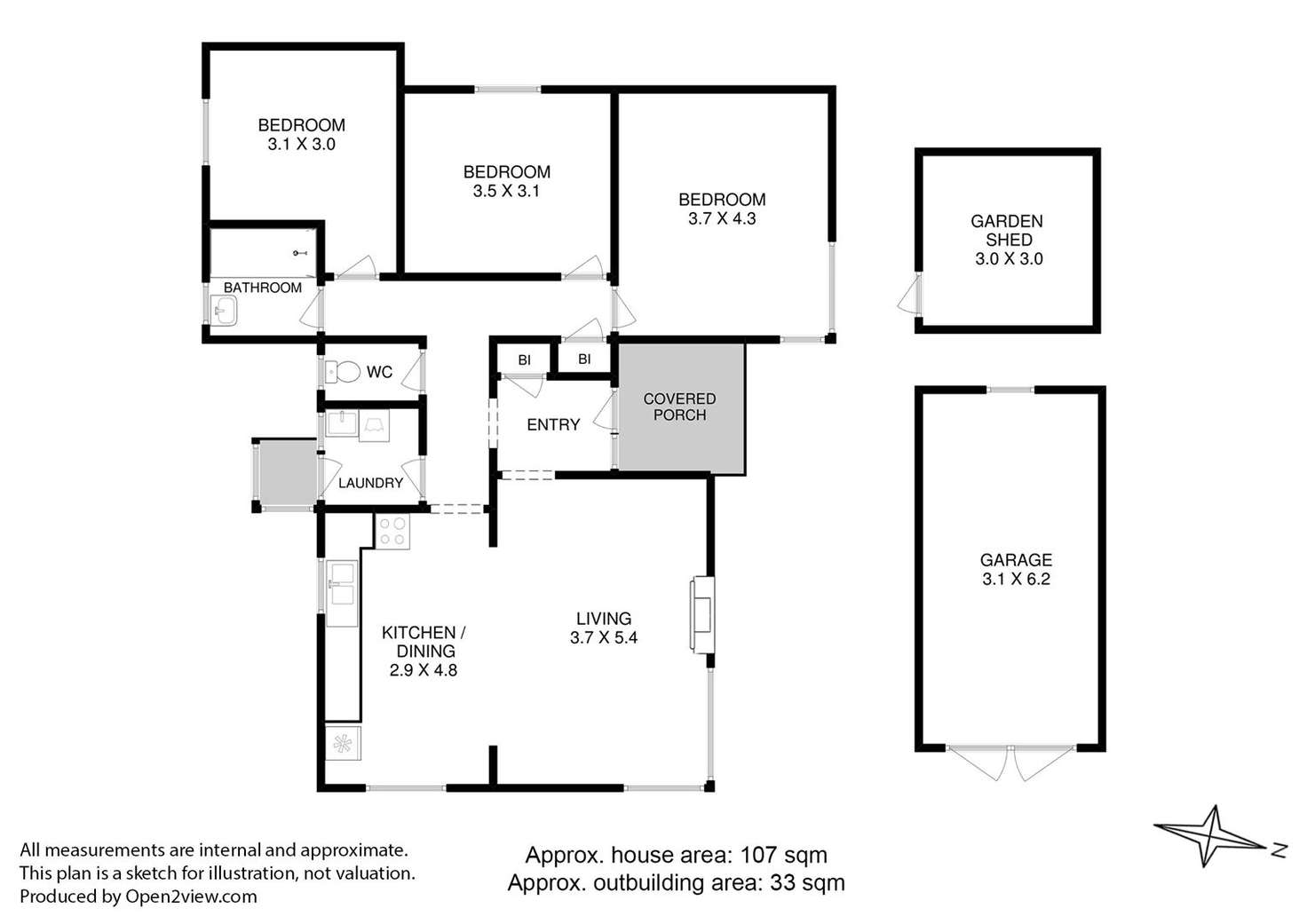 Floorplan of Homely house listing, 49 School Road, Geeveston TAS 7116