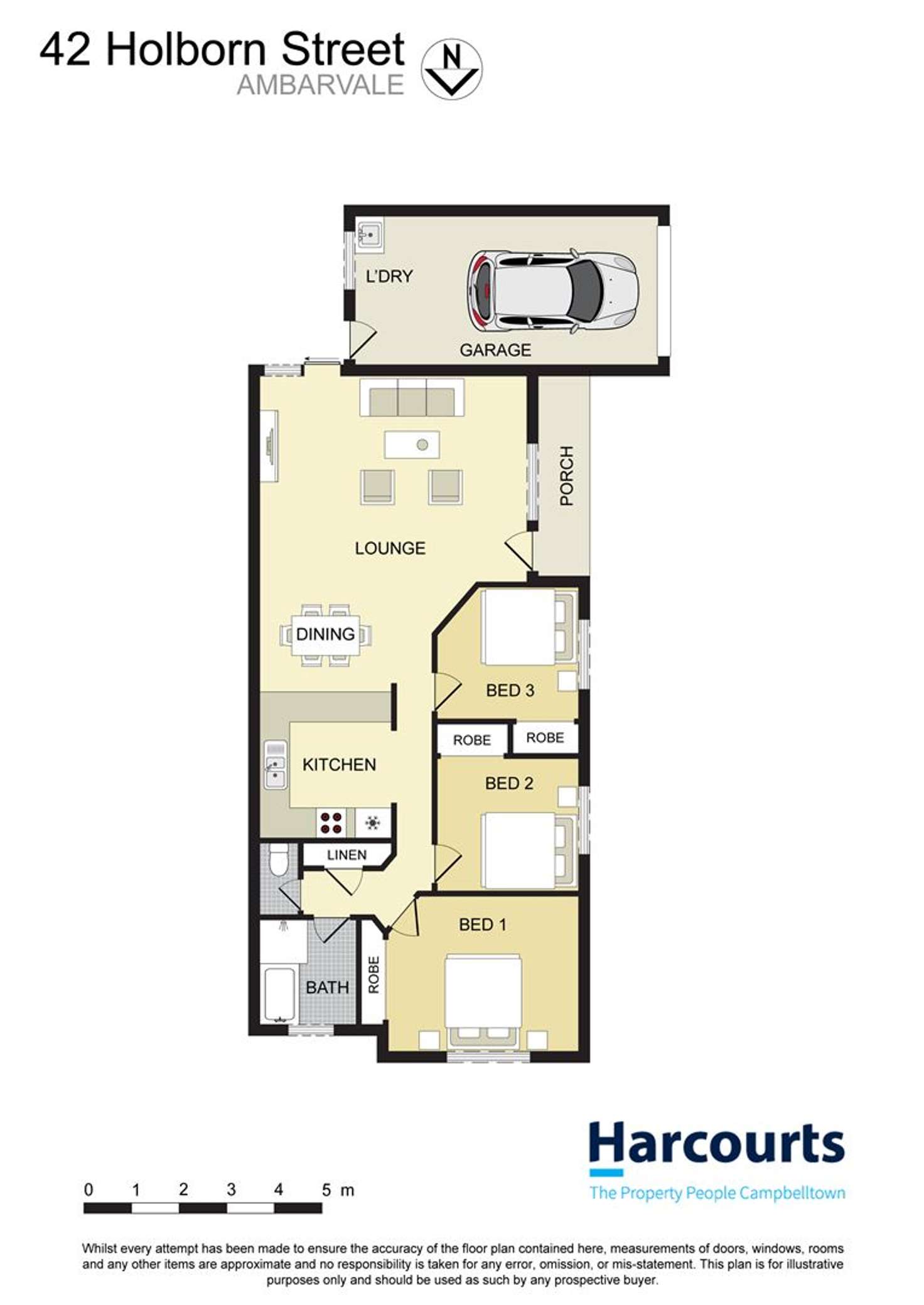 Floorplan of Homely house listing, 42 Holborn Street, Ambarvale NSW 2560