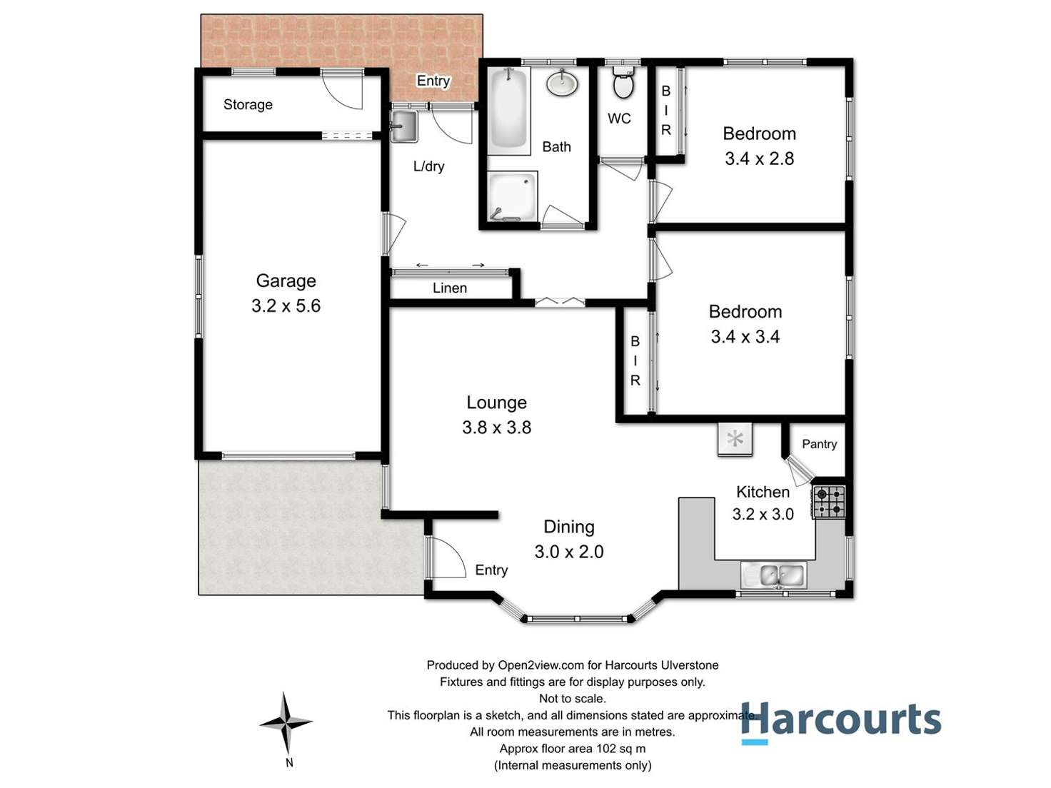 Floorplan of Homely unit listing, 2/16 Wrights Road South, Ulverstone TAS 7315