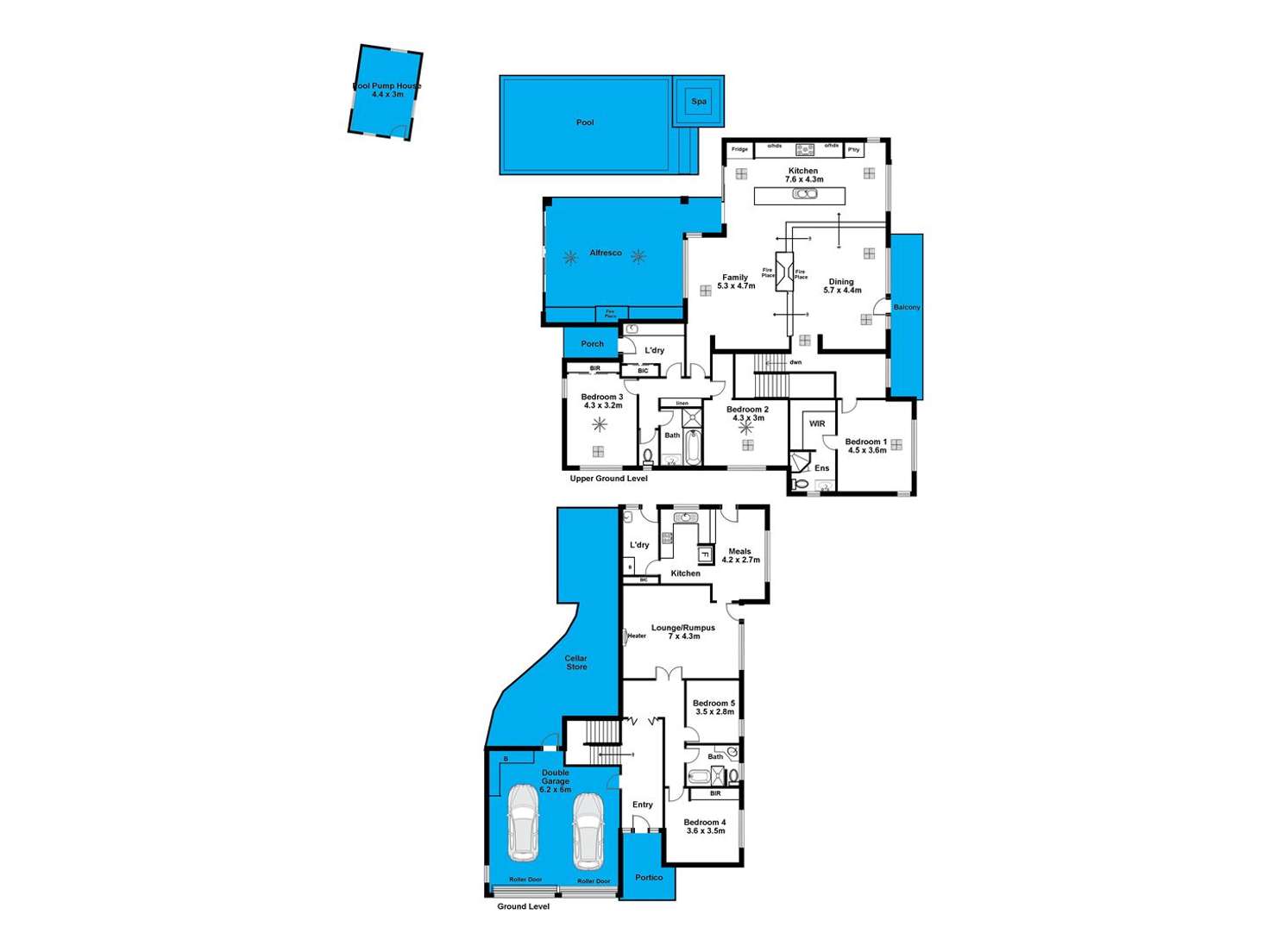 Floorplan of Homely house listing, 2 Treetop Terrace, Belair SA 5052