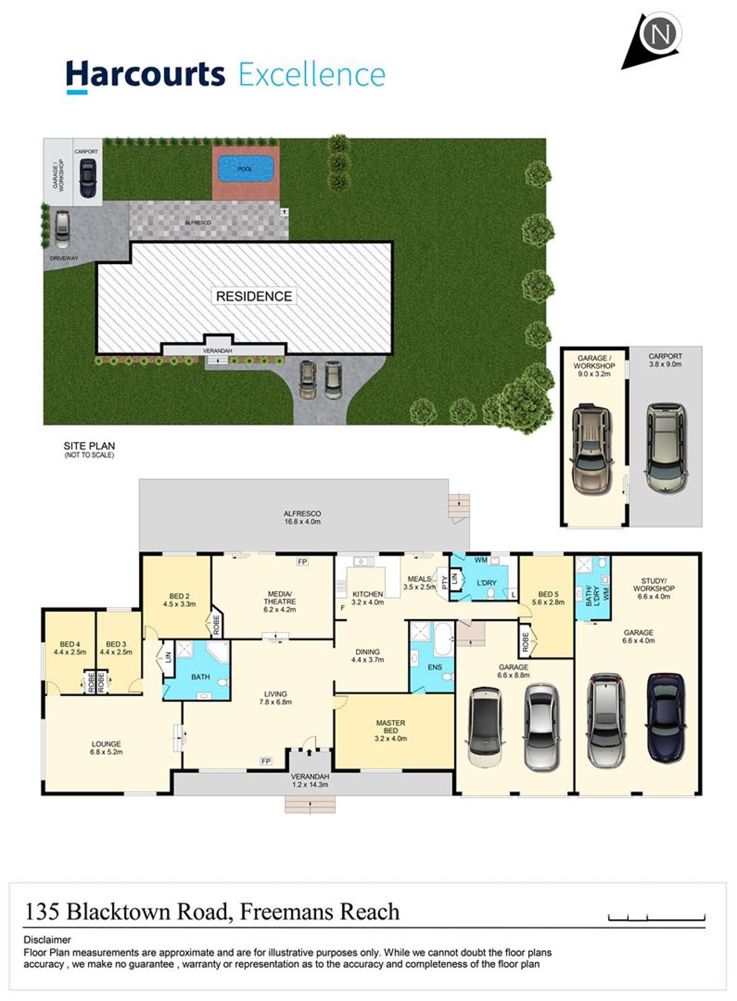 Floorplan of Homely house listing, 135 Blacktown Road, Freemans Reach NSW 2756