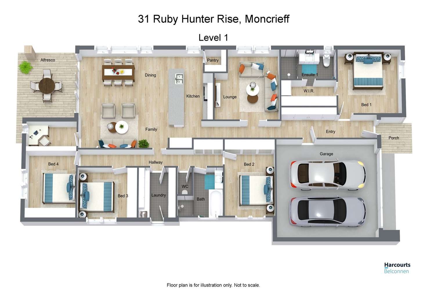 Floorplan of Homely house listing, 31 Ruby Hunter Rise, Moncrieff ACT 2914