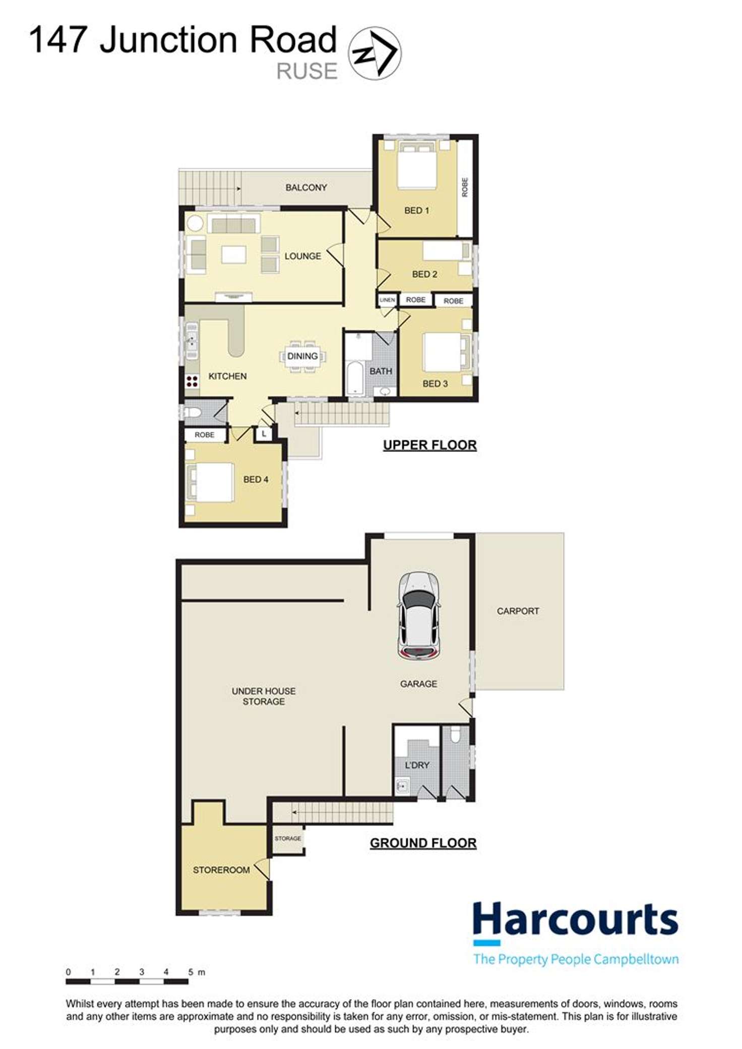 Floorplan of Homely house listing, 147 Junction Road, Ruse NSW 2560