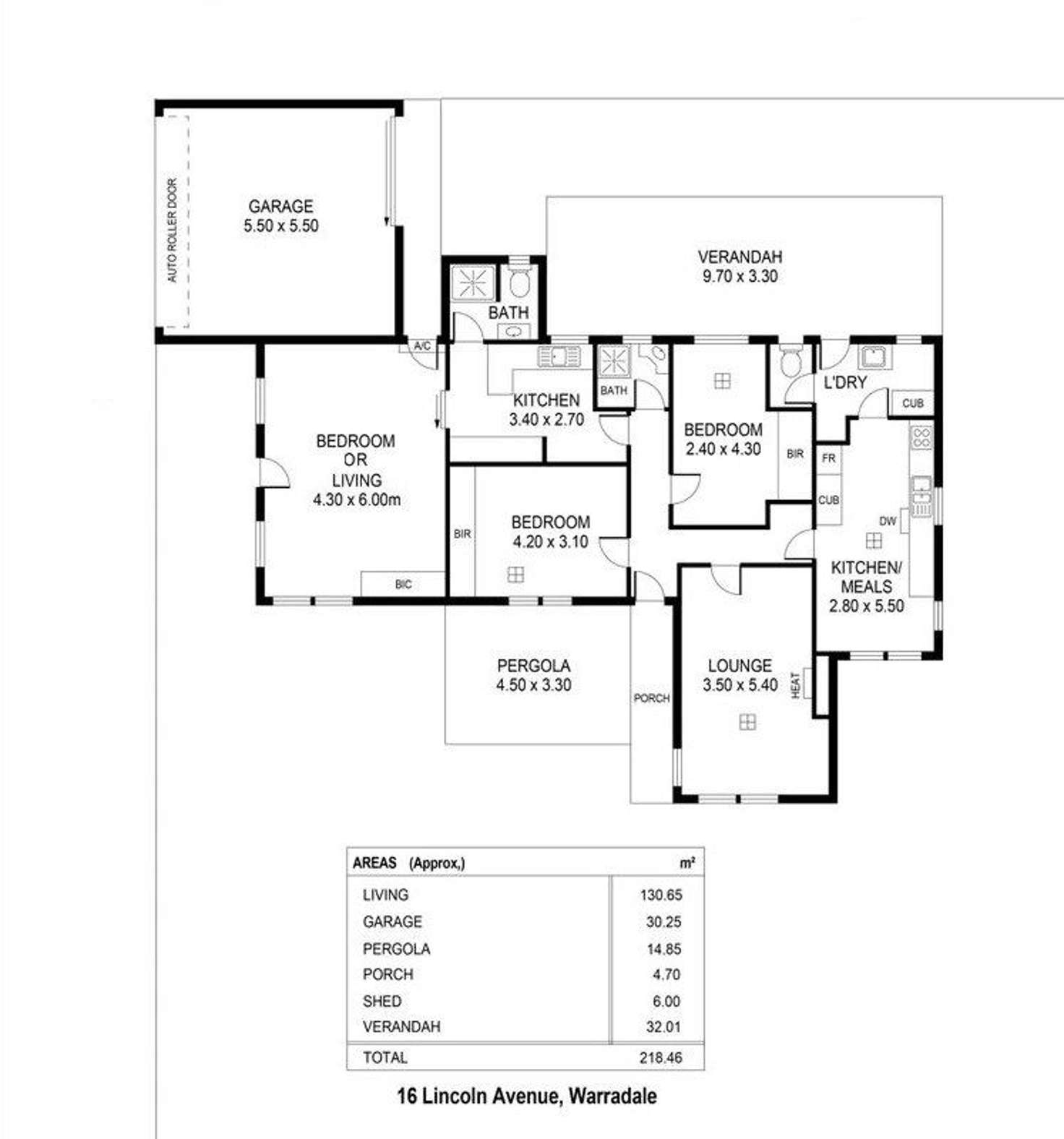 Floorplan of Homely house listing, 16 Lincoln Avenue, Warradale SA 5046