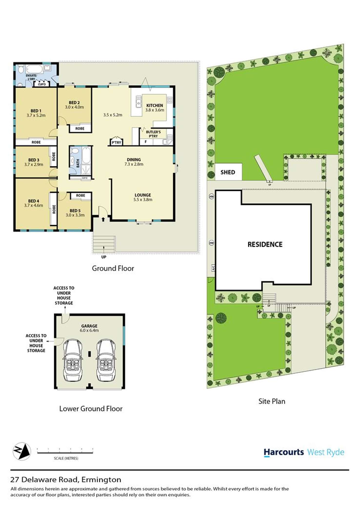 Floorplan of Homely house listing, 27 Delaware Road, Ermington NSW 2115