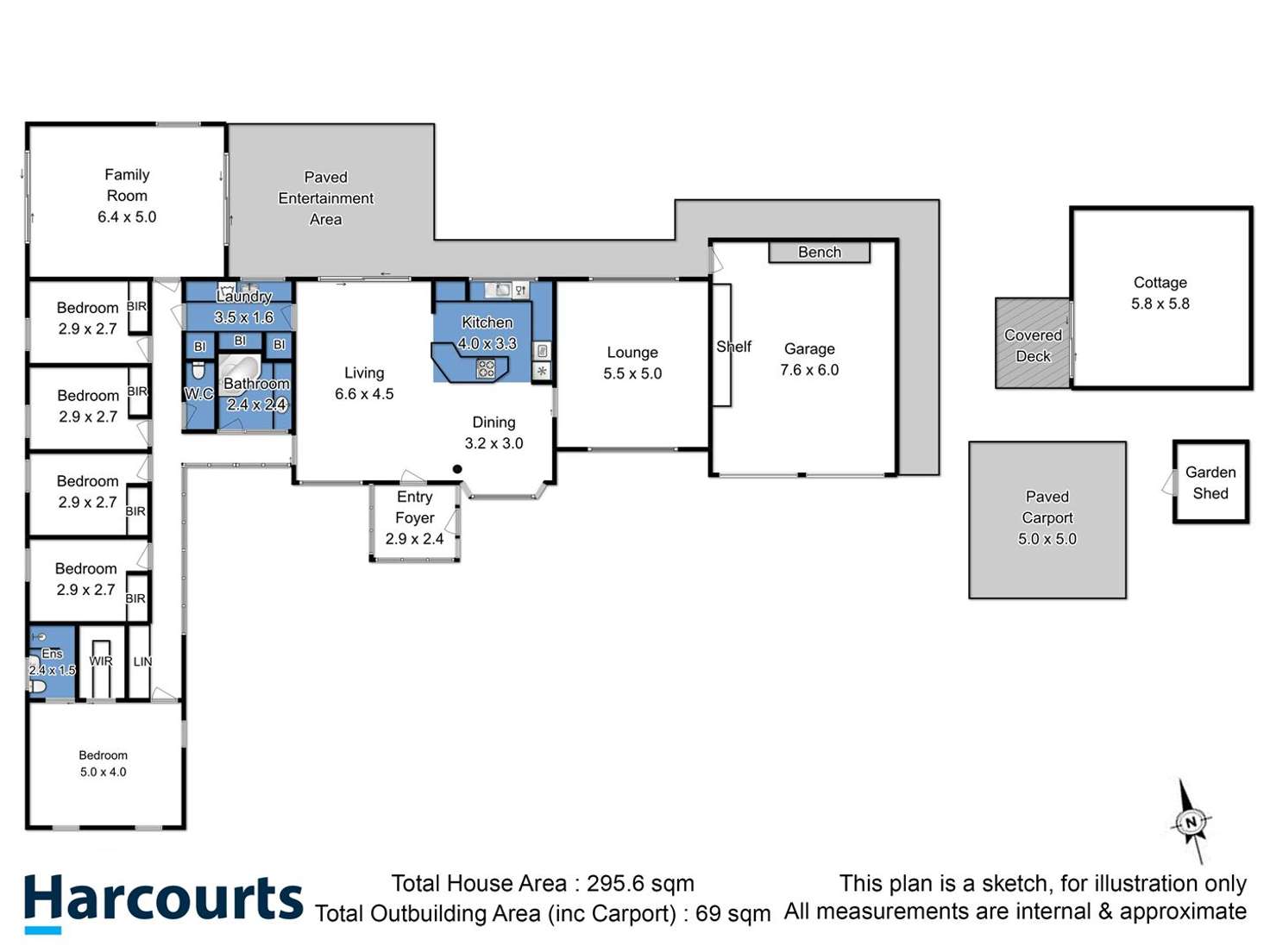 Floorplan of Homely house listing, 4 Penelope Place, Acton Park TAS 7170