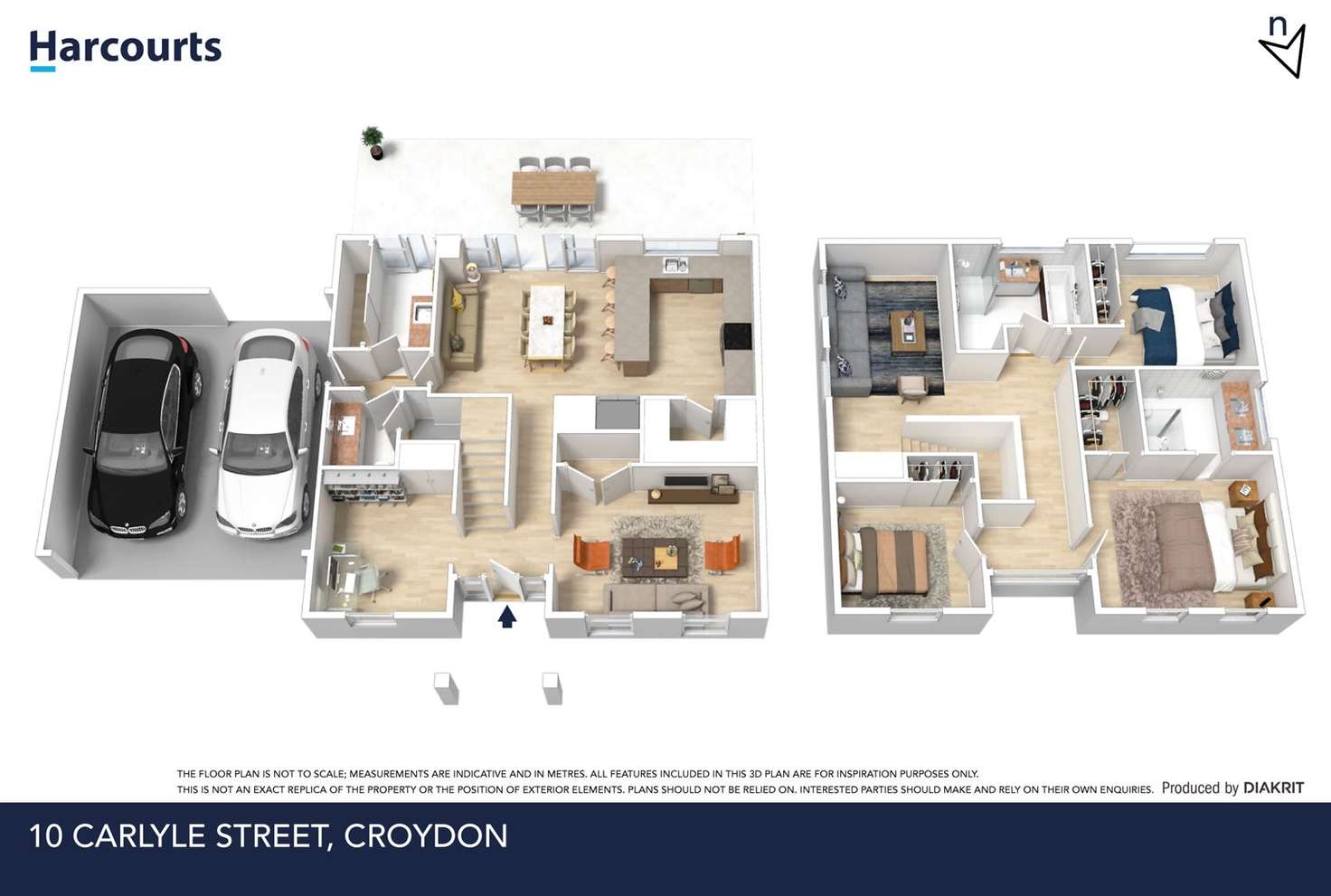Floorplan of Homely house listing, 10 Carlyle Street, Croydon VIC 3136