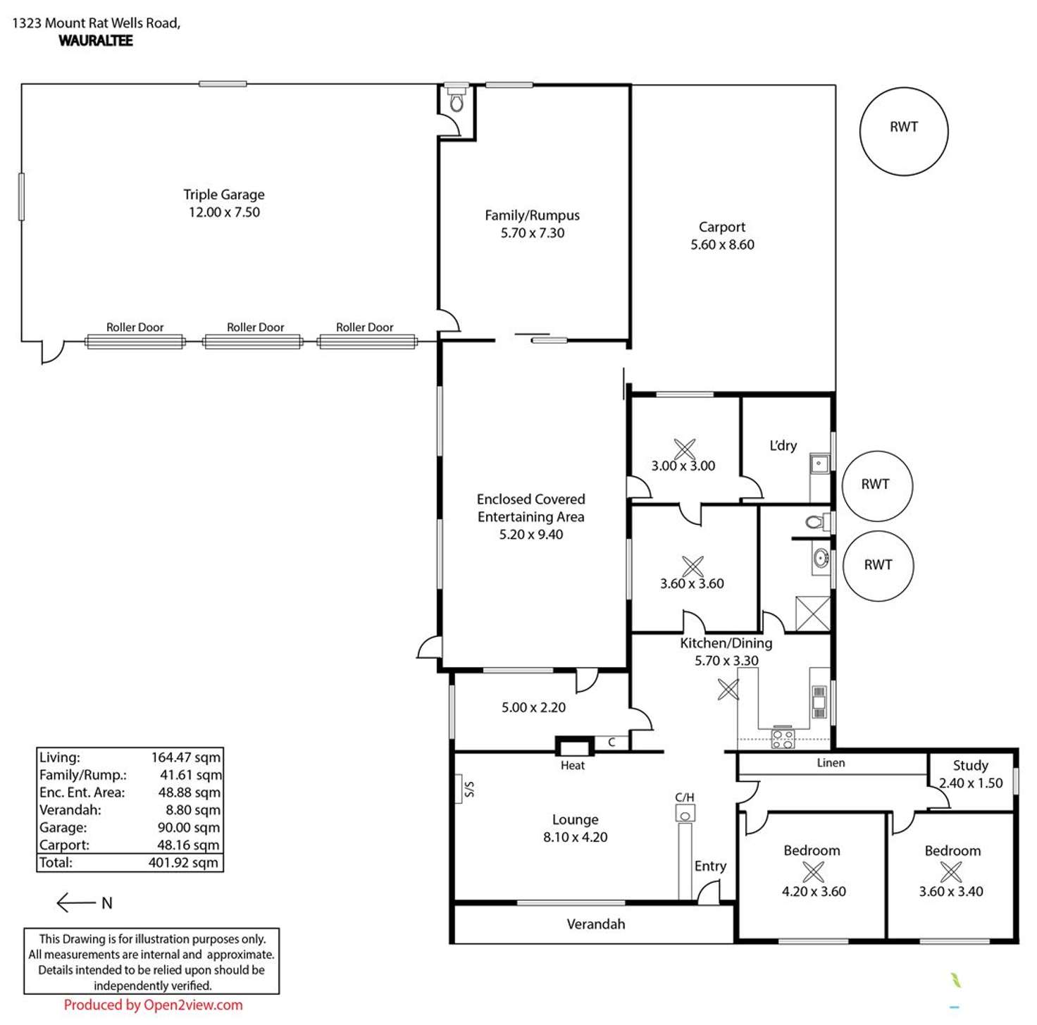 Floorplan of Homely house listing, 1323 Mt Rat Wells road, Curramulka SA 5580
