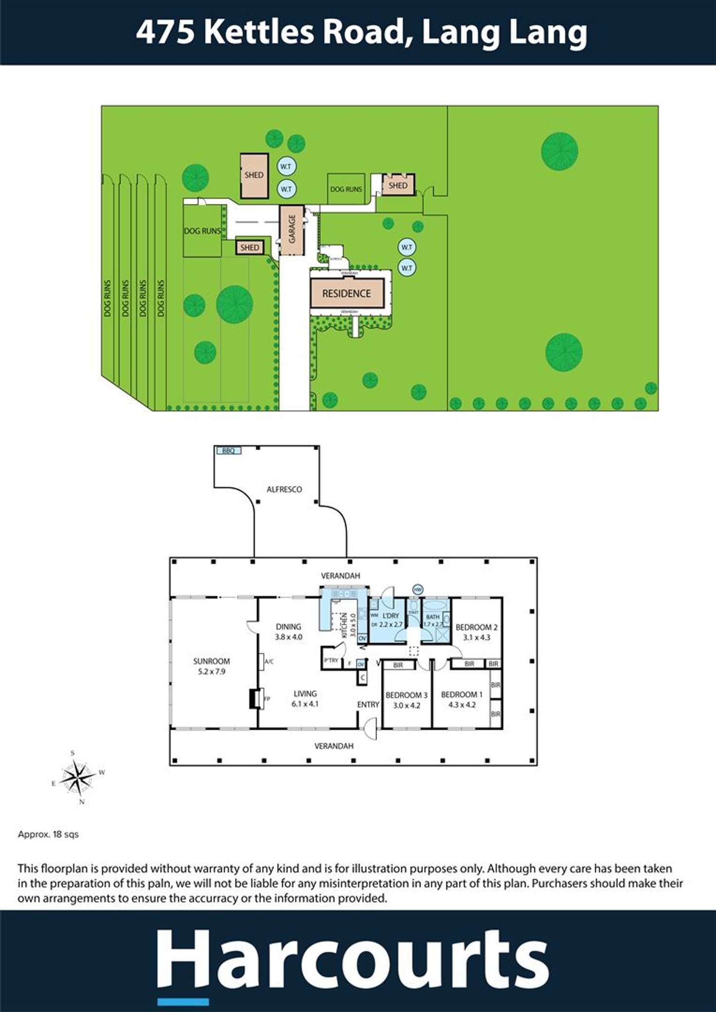 Floorplan of Homely house listing, 475 Kettles Road, Lang Lang VIC 3984