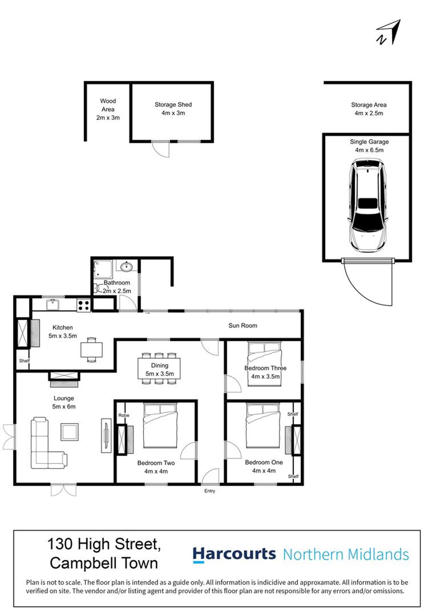 Floorplan of Homely house listing, 130 High Street, Campbell Town TAS 7210