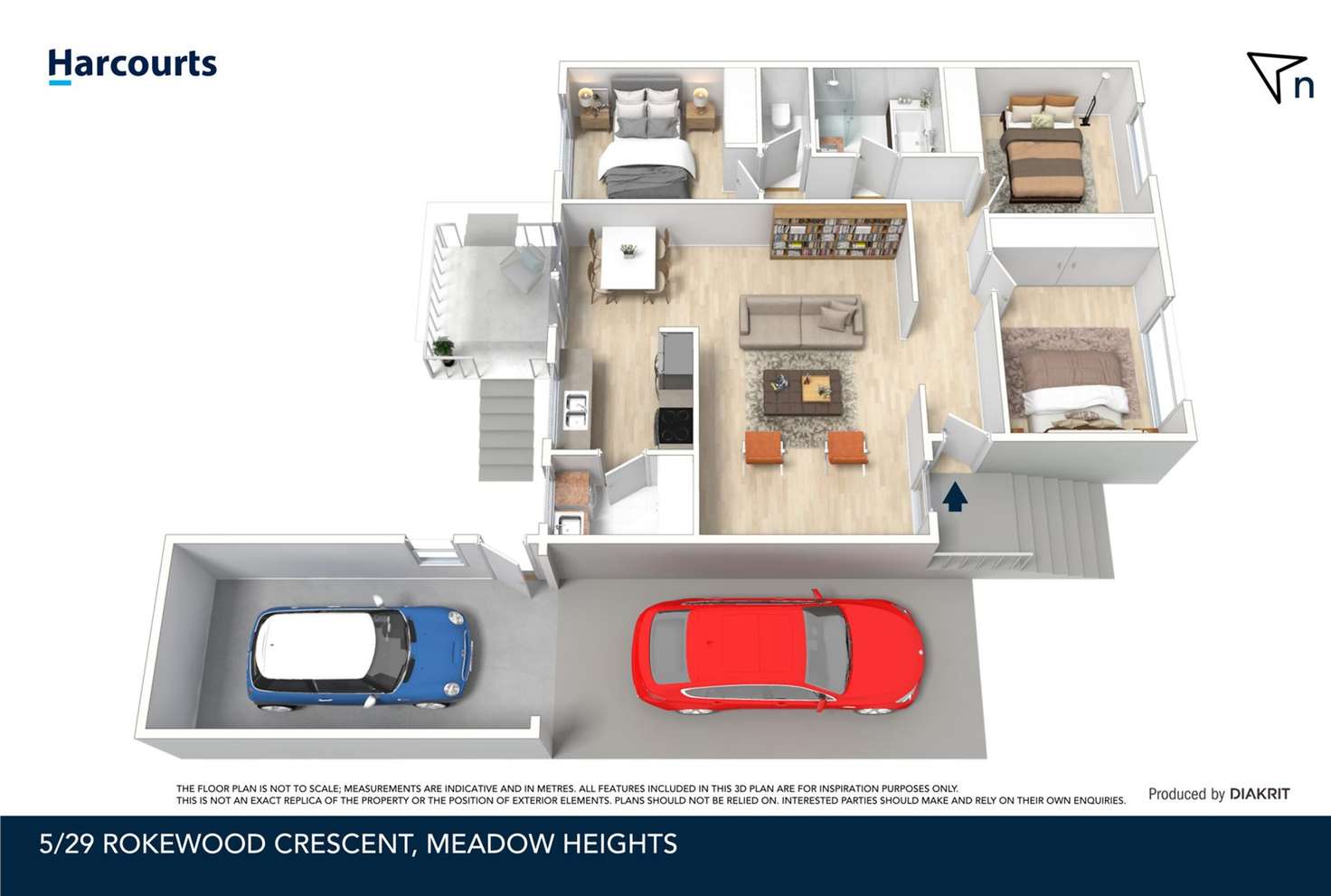 Floorplan of Homely unit listing, 5/29 Rokewood Crescent, Meadow Heights VIC 3048